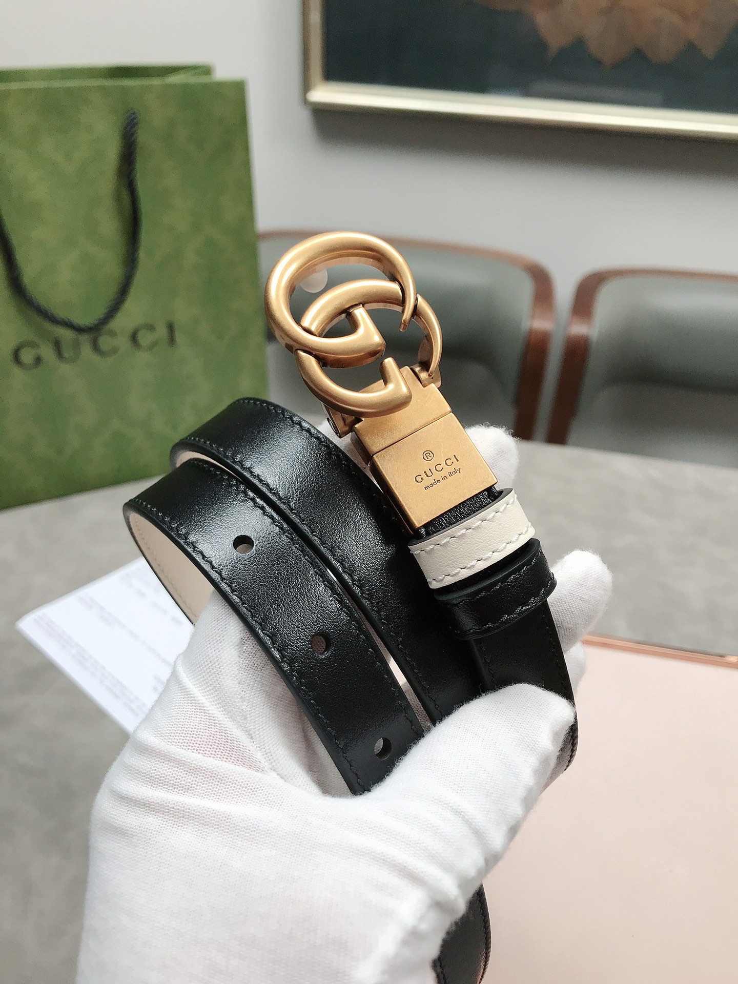 Gucci Female Basic Belt Black M