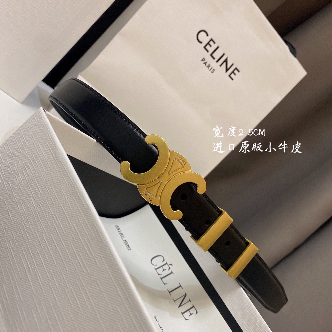 Celine Female Leather Belt 13514-m-l