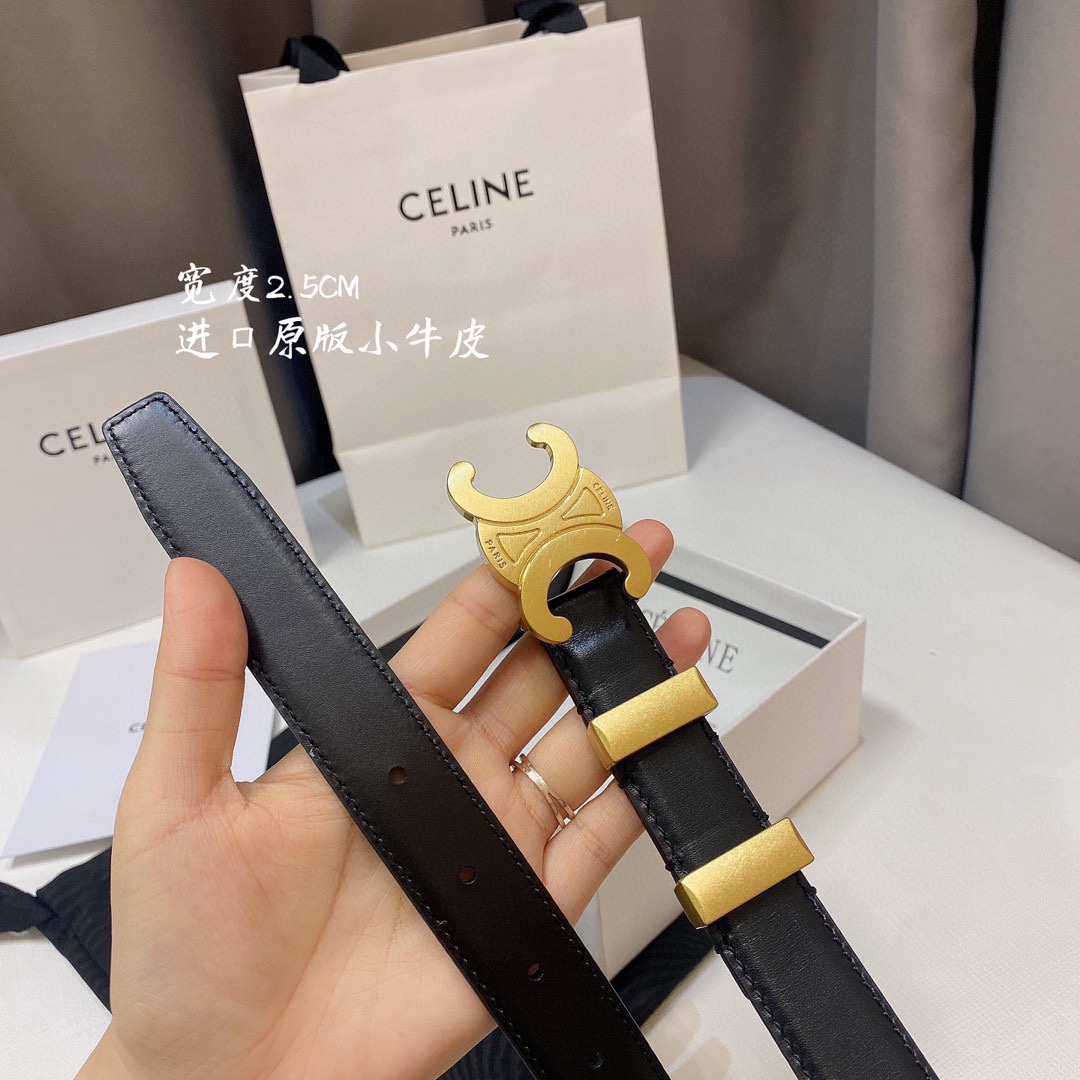 Celine Female Leather Belt 13514-m-l