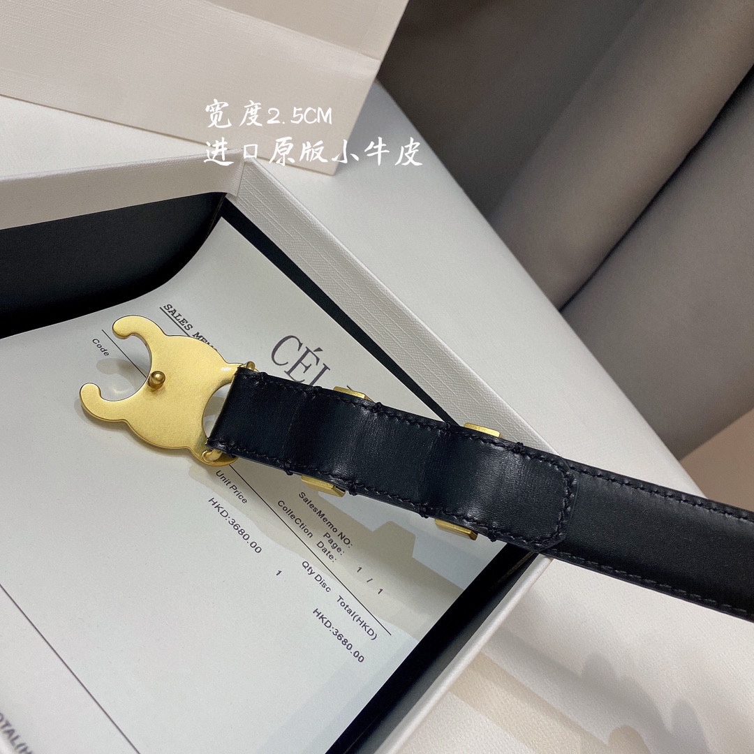 Celine Female Leather Belt 13514-m-l