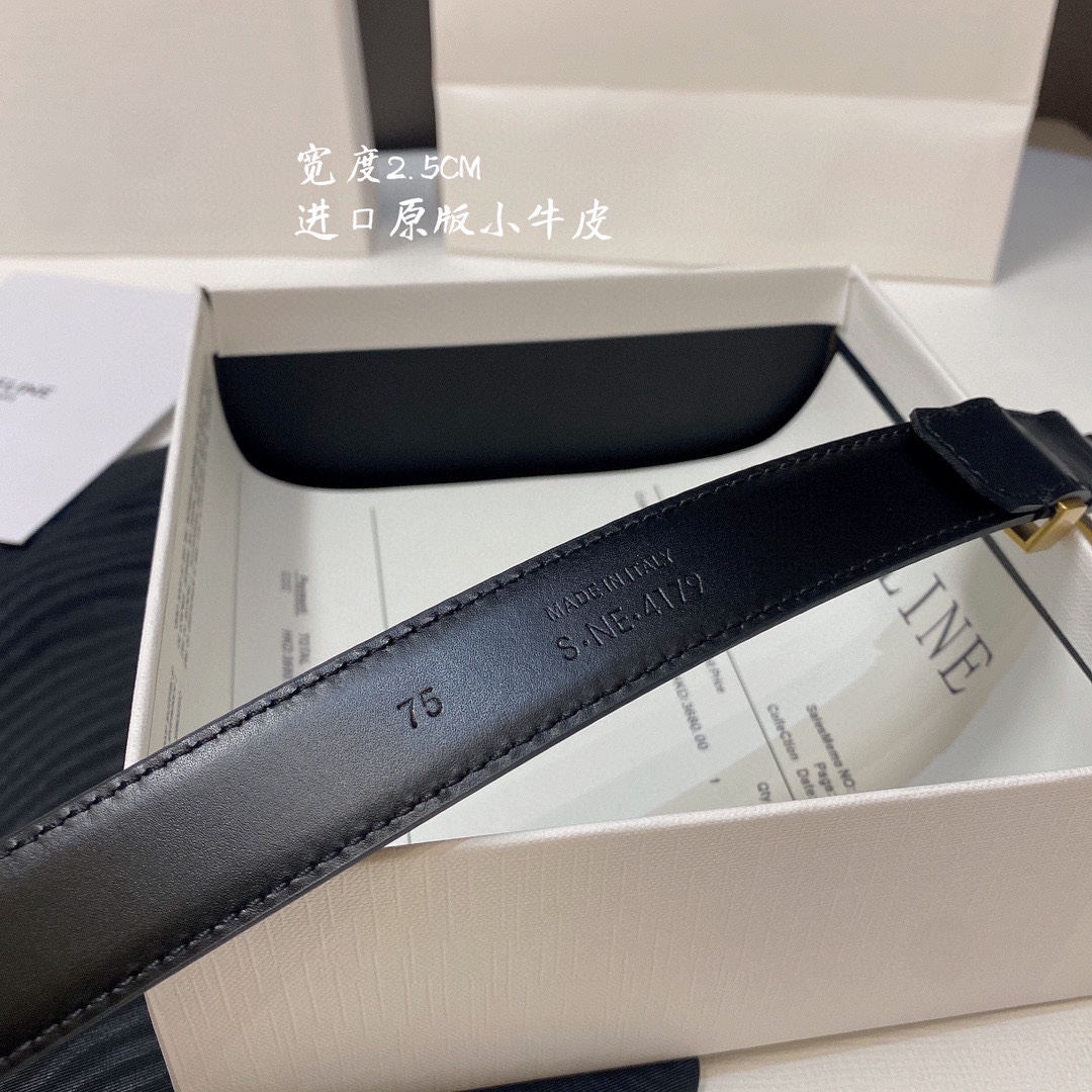 Celine Female Leather Belt 13514-m-l