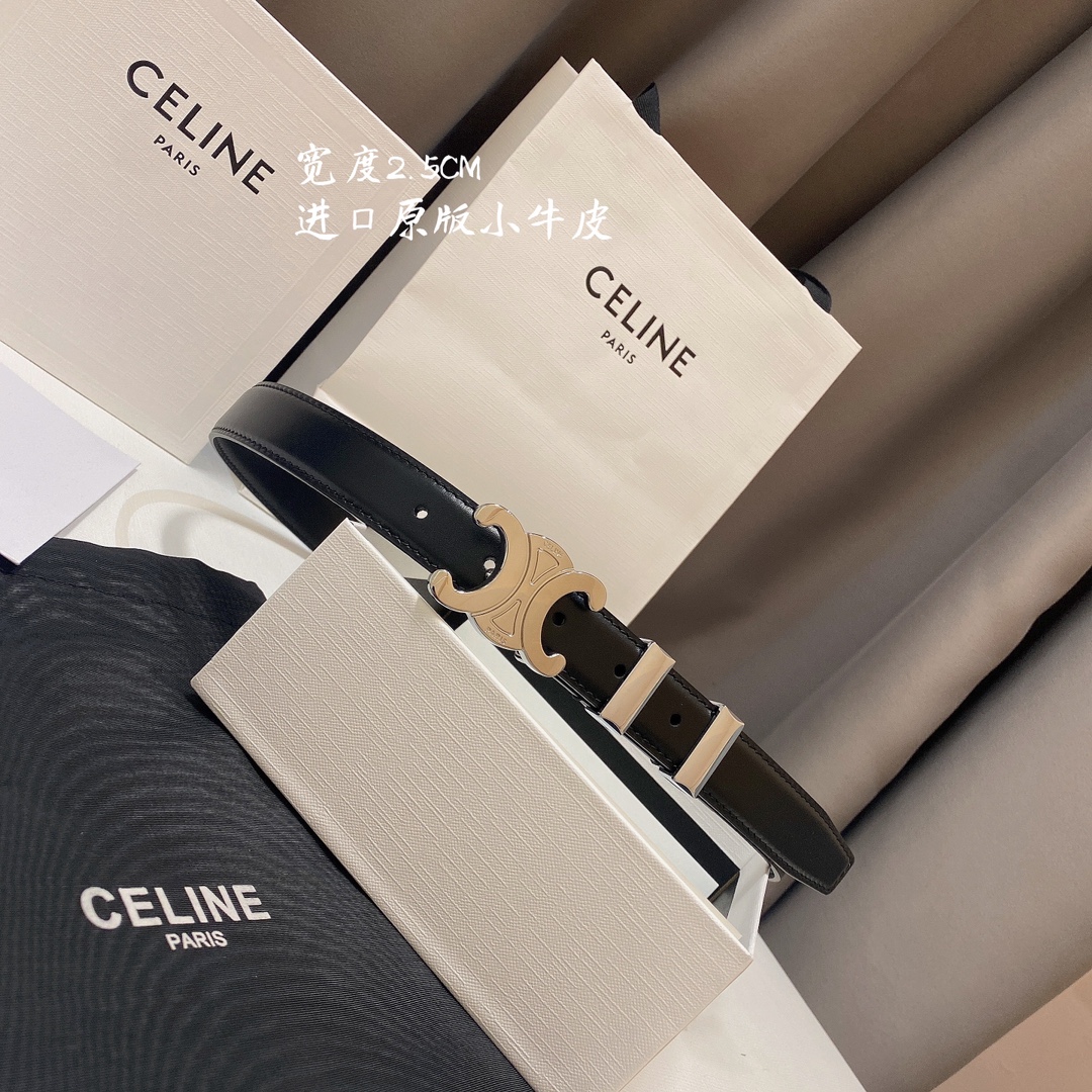 Celine Female Leather Belt 13514-m-l