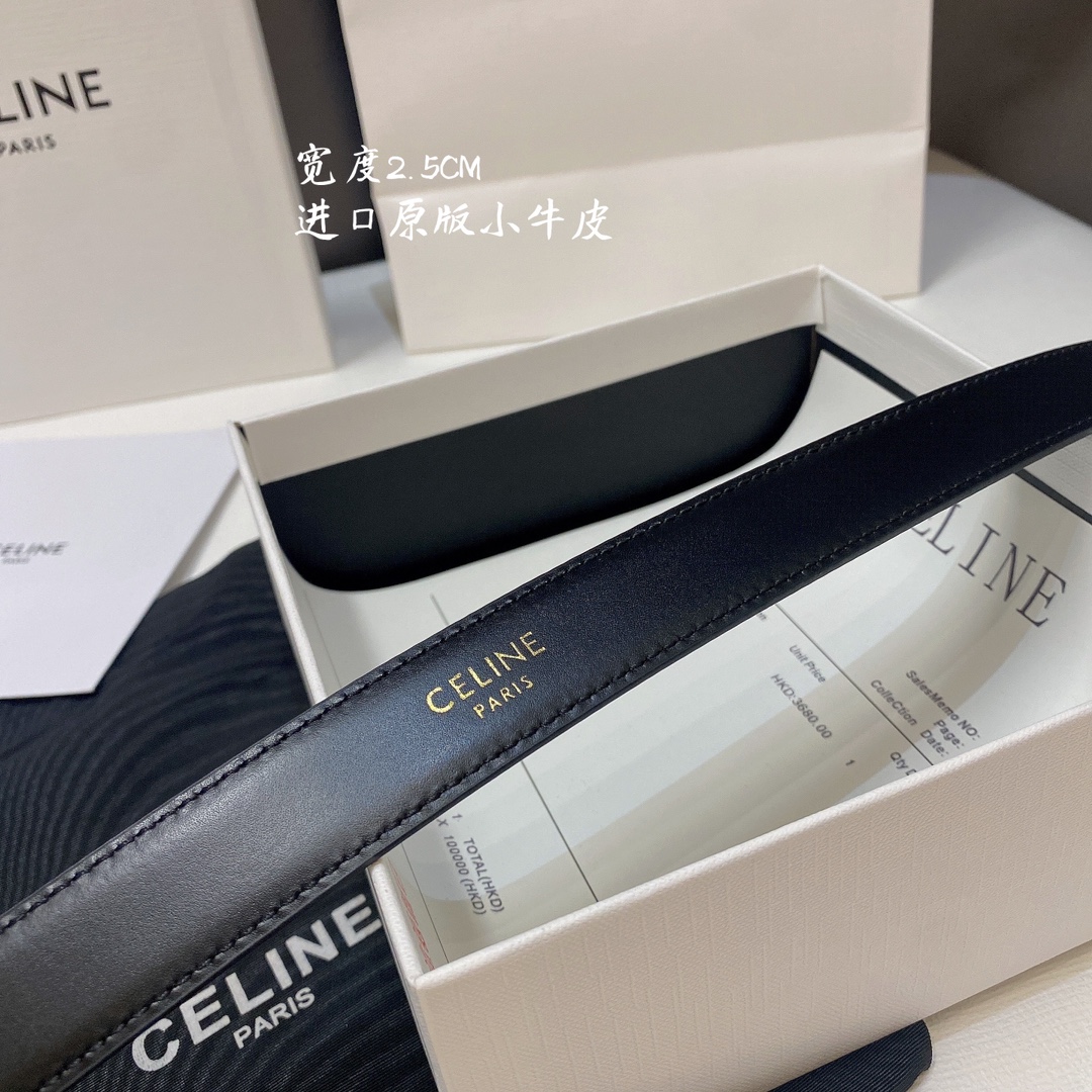 Celine Female Leather Belt 13514-m-l