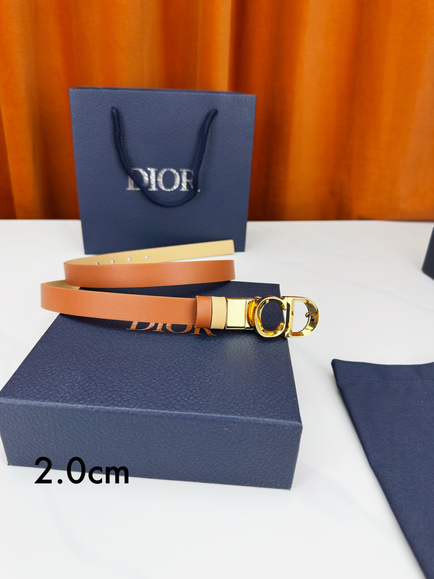 Dior Female Leather Belt M-l