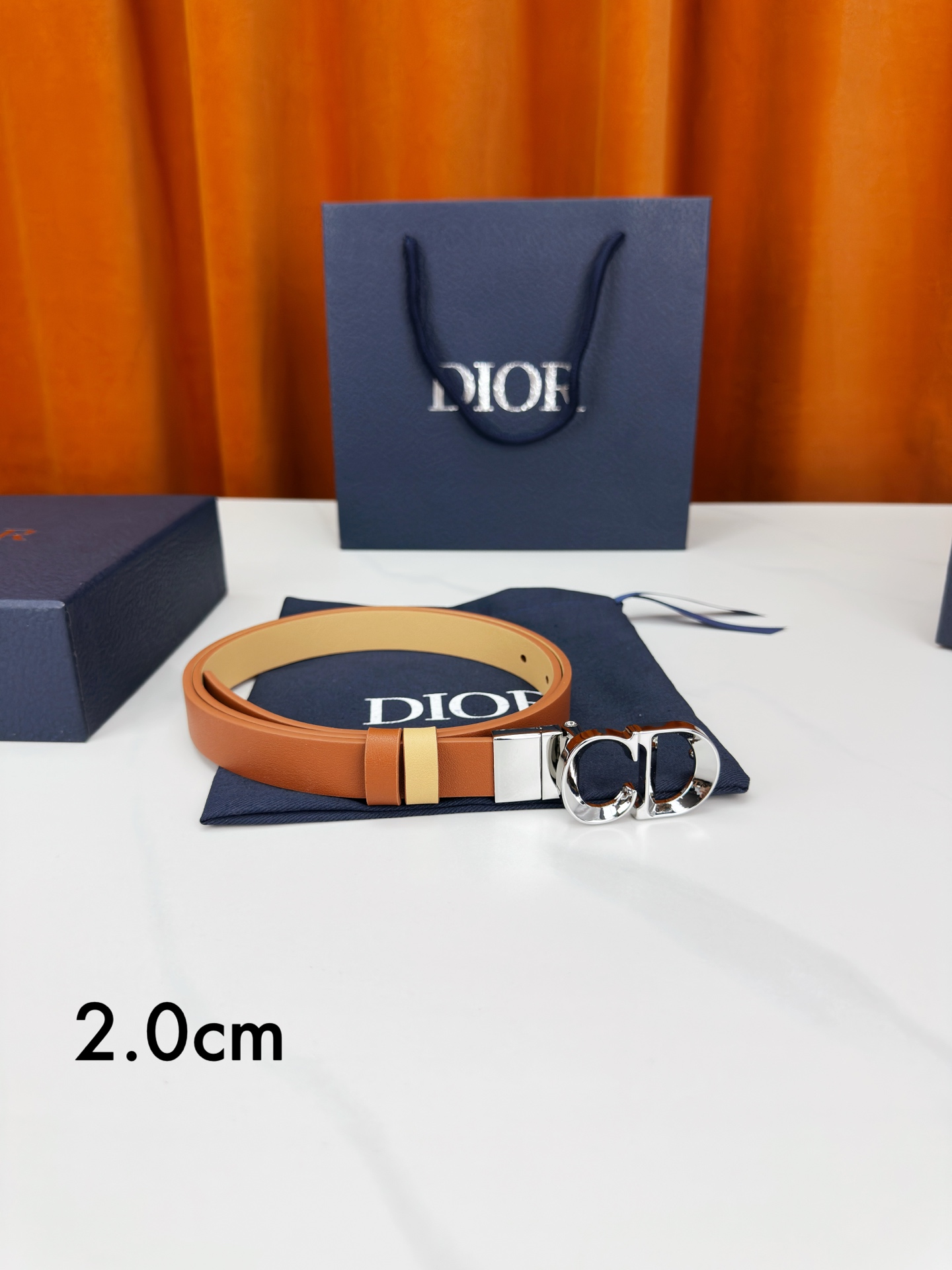Dior Female Leather Belt M-l