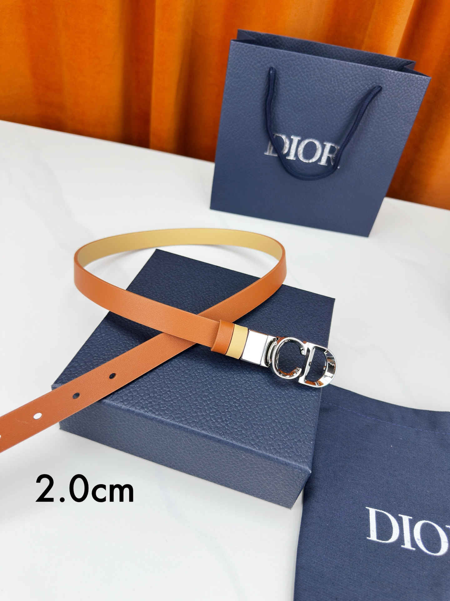 Dior Female Leather Belt M-l