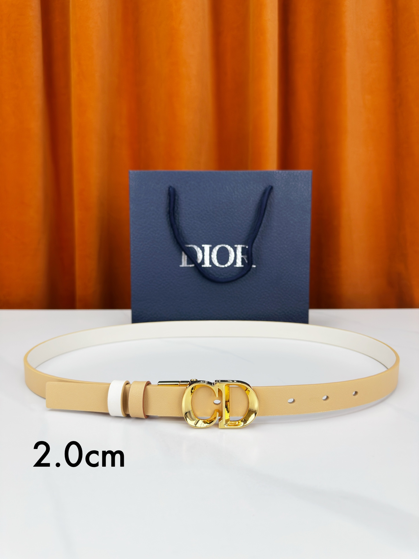 Dior Female Leather Belt M-l