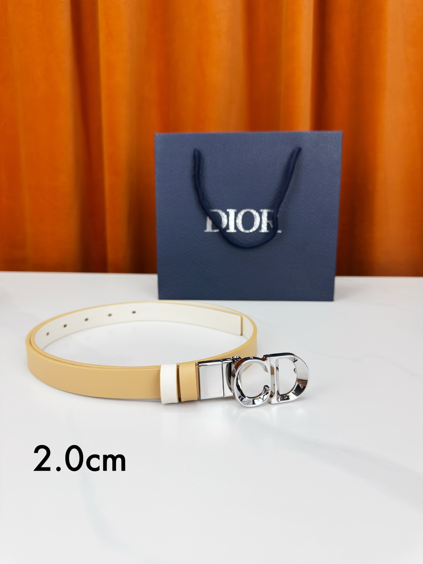 Dior Female Leather Belt M-l