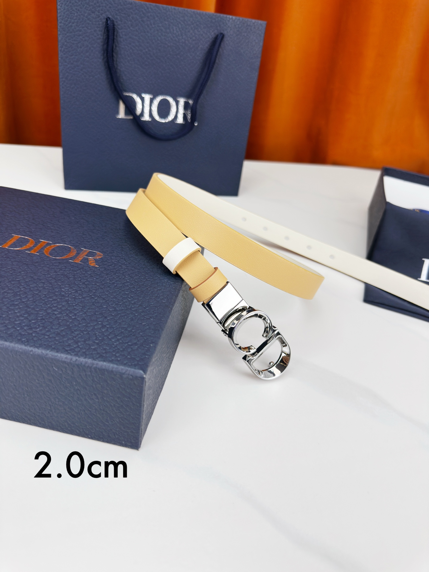 Dior Female Leather Belt M-l