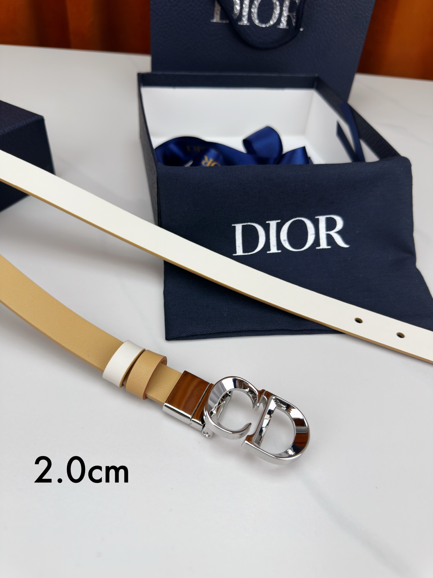 Dior Female Leather Belt M-l