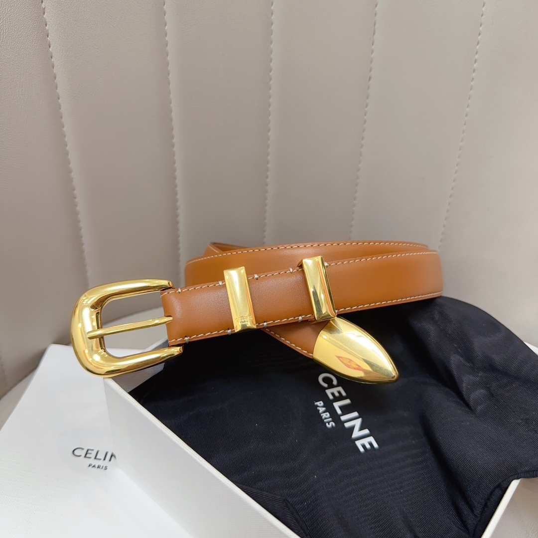 Celine Female Basic Belt Cow Leather S-l