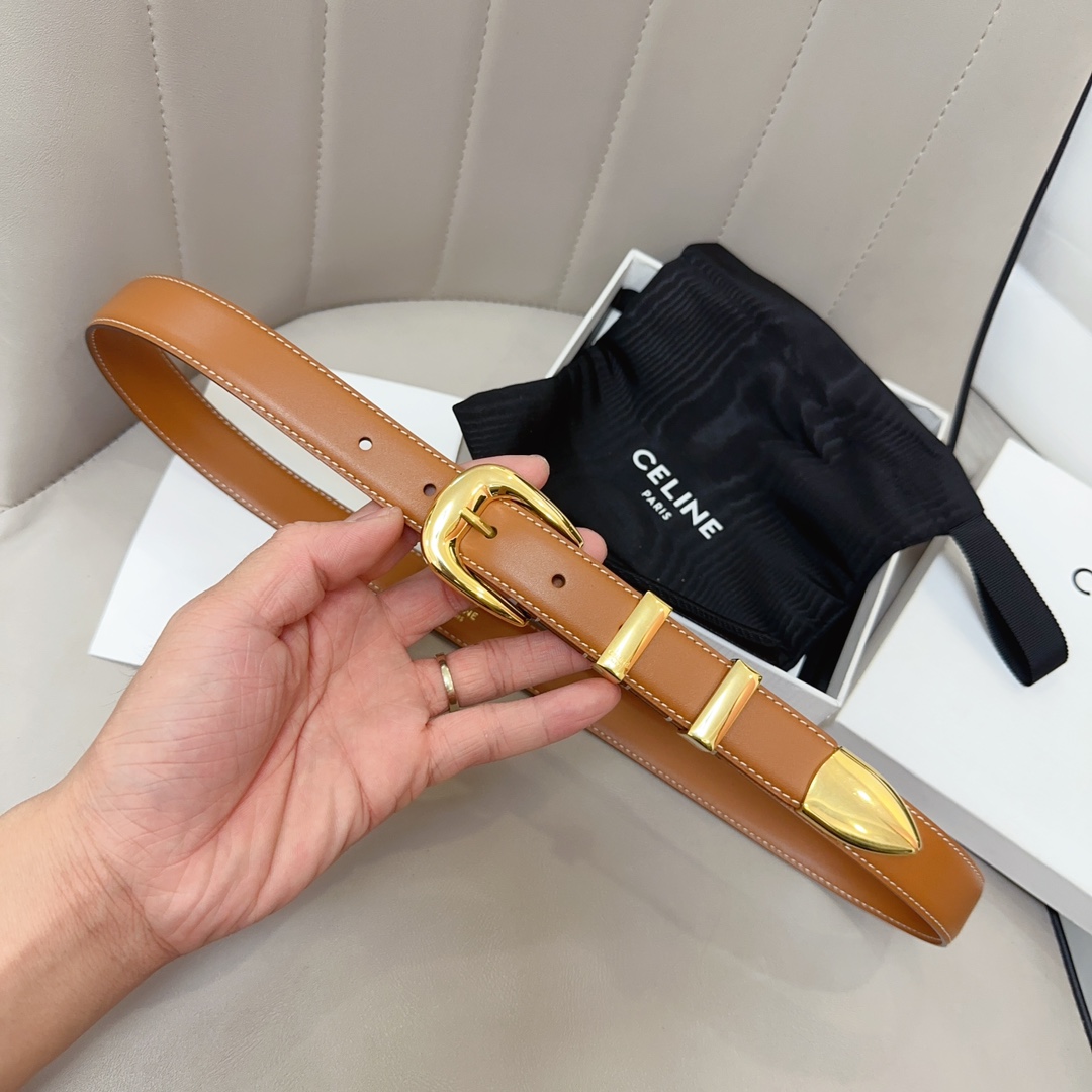 Celine Female Basic Belt Cow Leather S-l