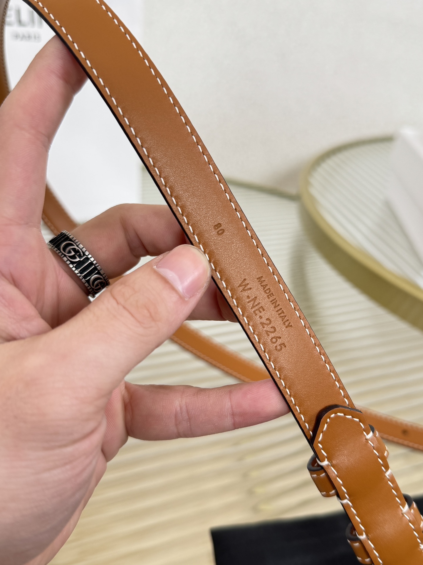 Celine Female Basic Belt Cow Leather M-l