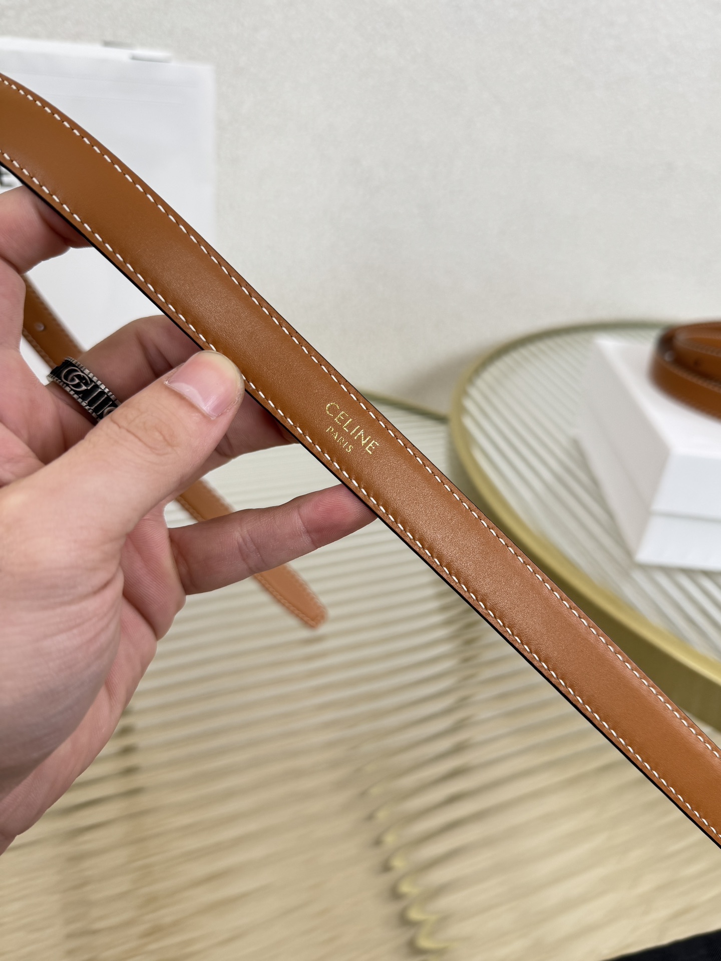 Celine Female Basic Belt Cow Leather M-l