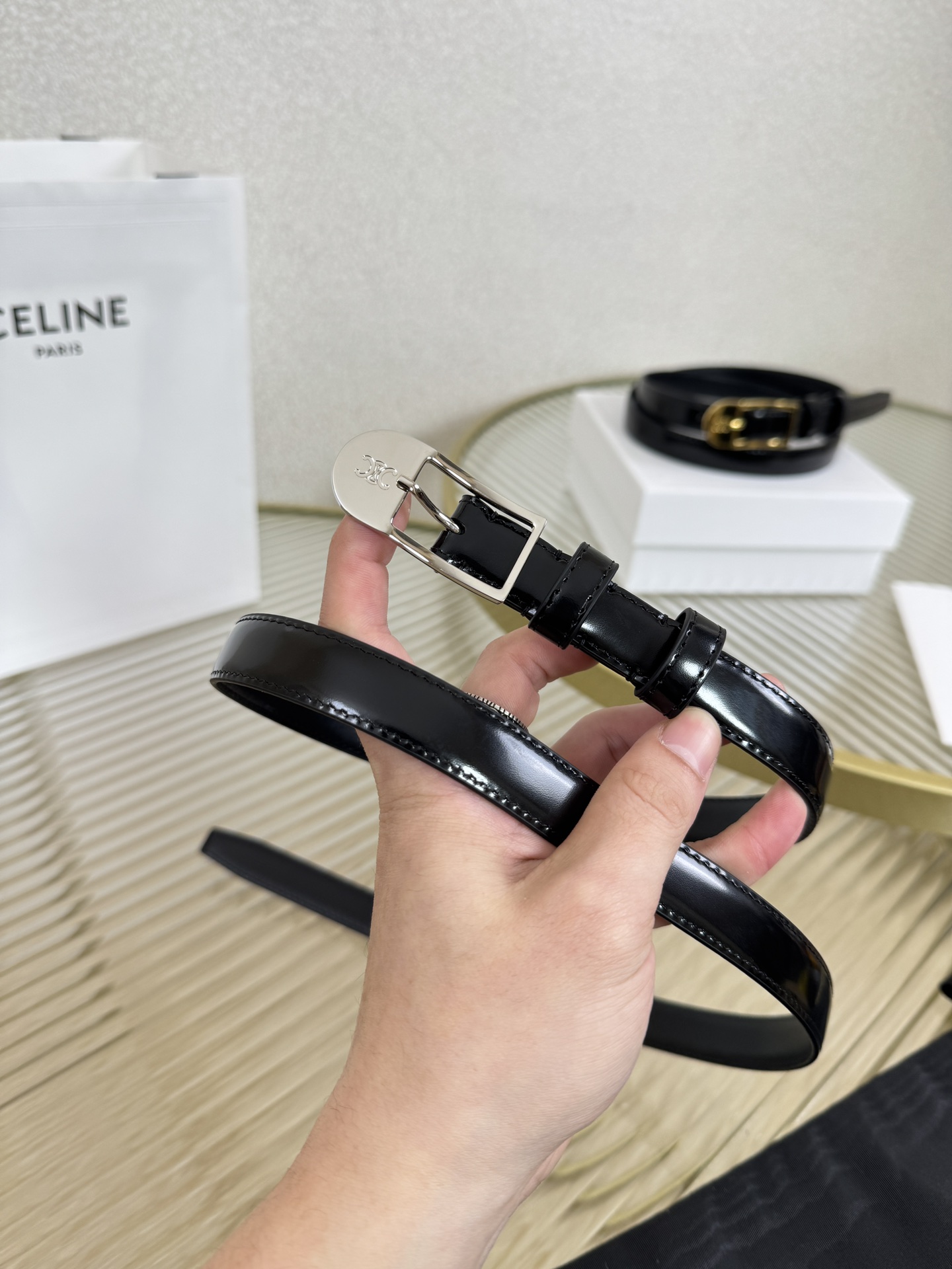 Celine Female Basic Belt Cow Leather M-l
