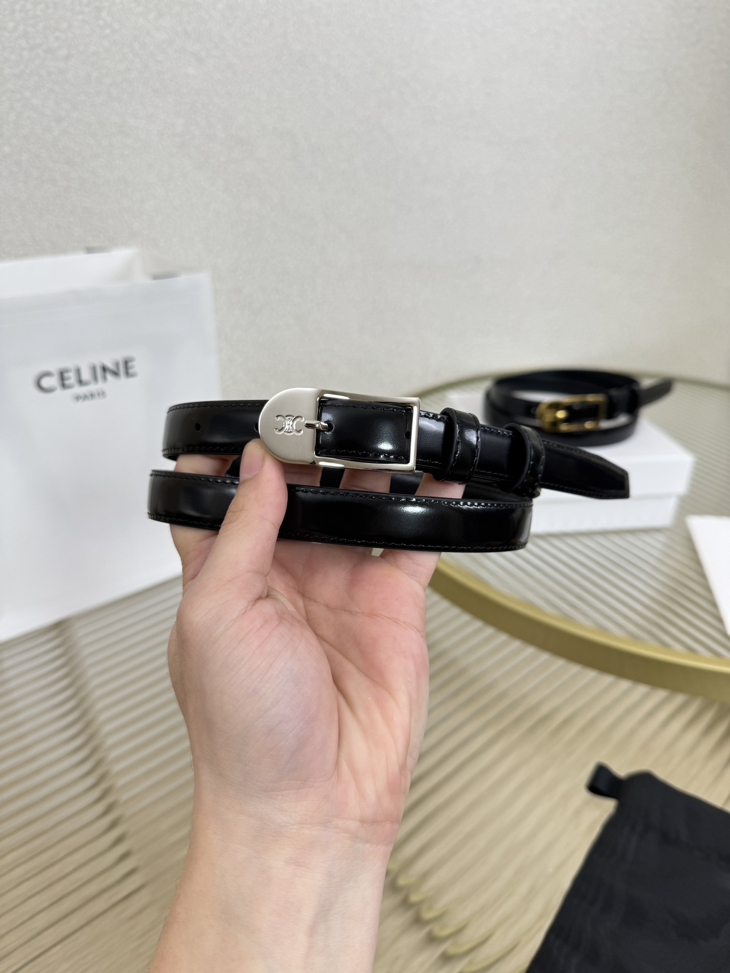 Celine Female Basic Belt Cow Leather M-l