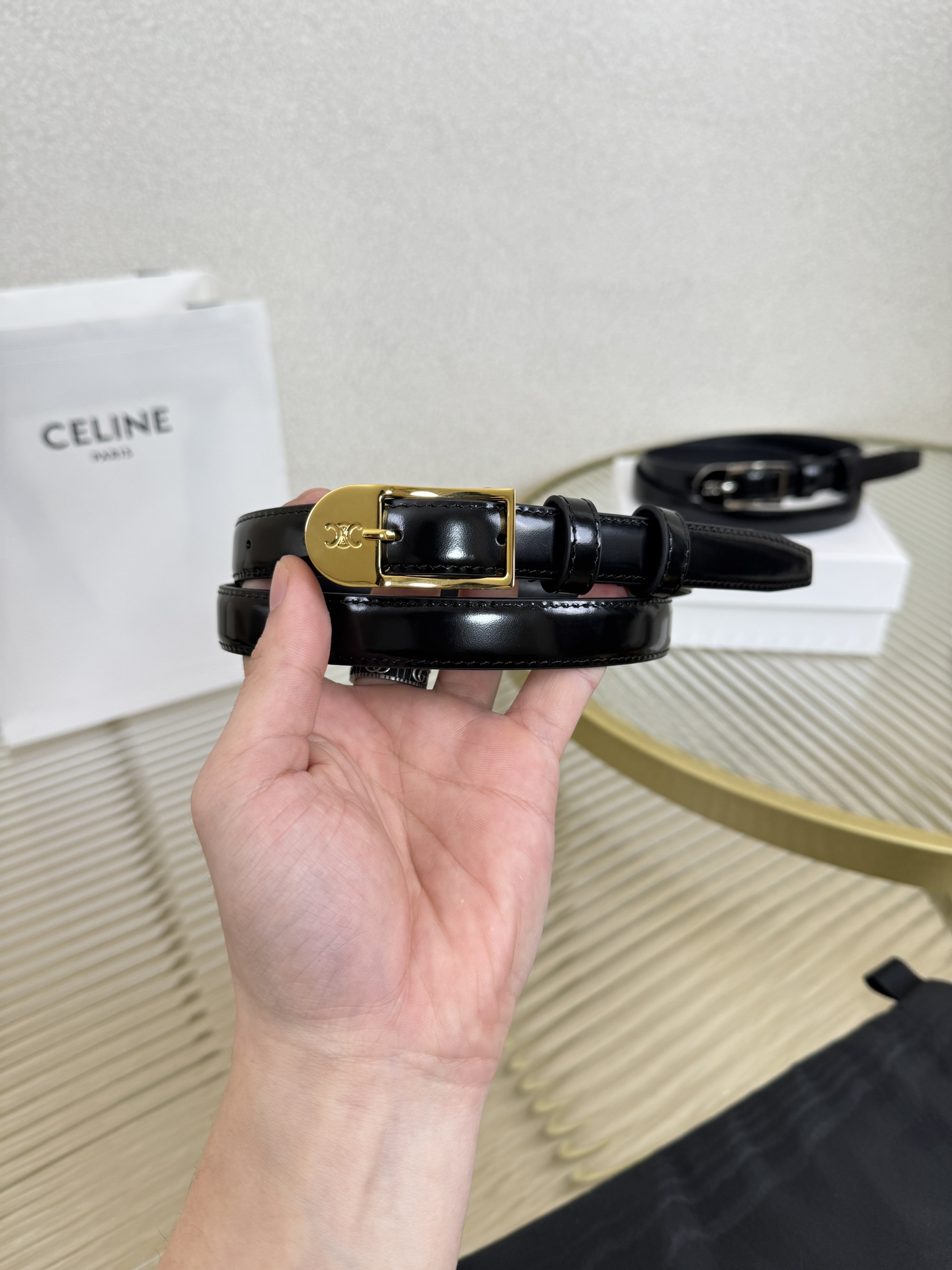 Celine Female Basic Belt Cow Leather M-l