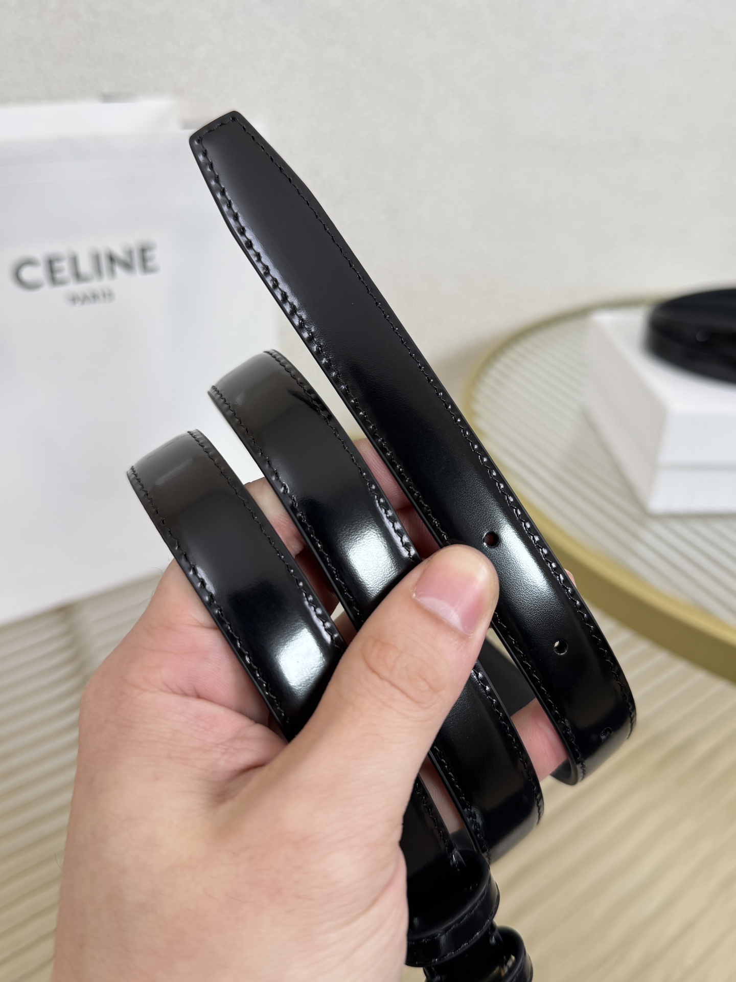 Celine Female Basic Belt Cow Leather M-l