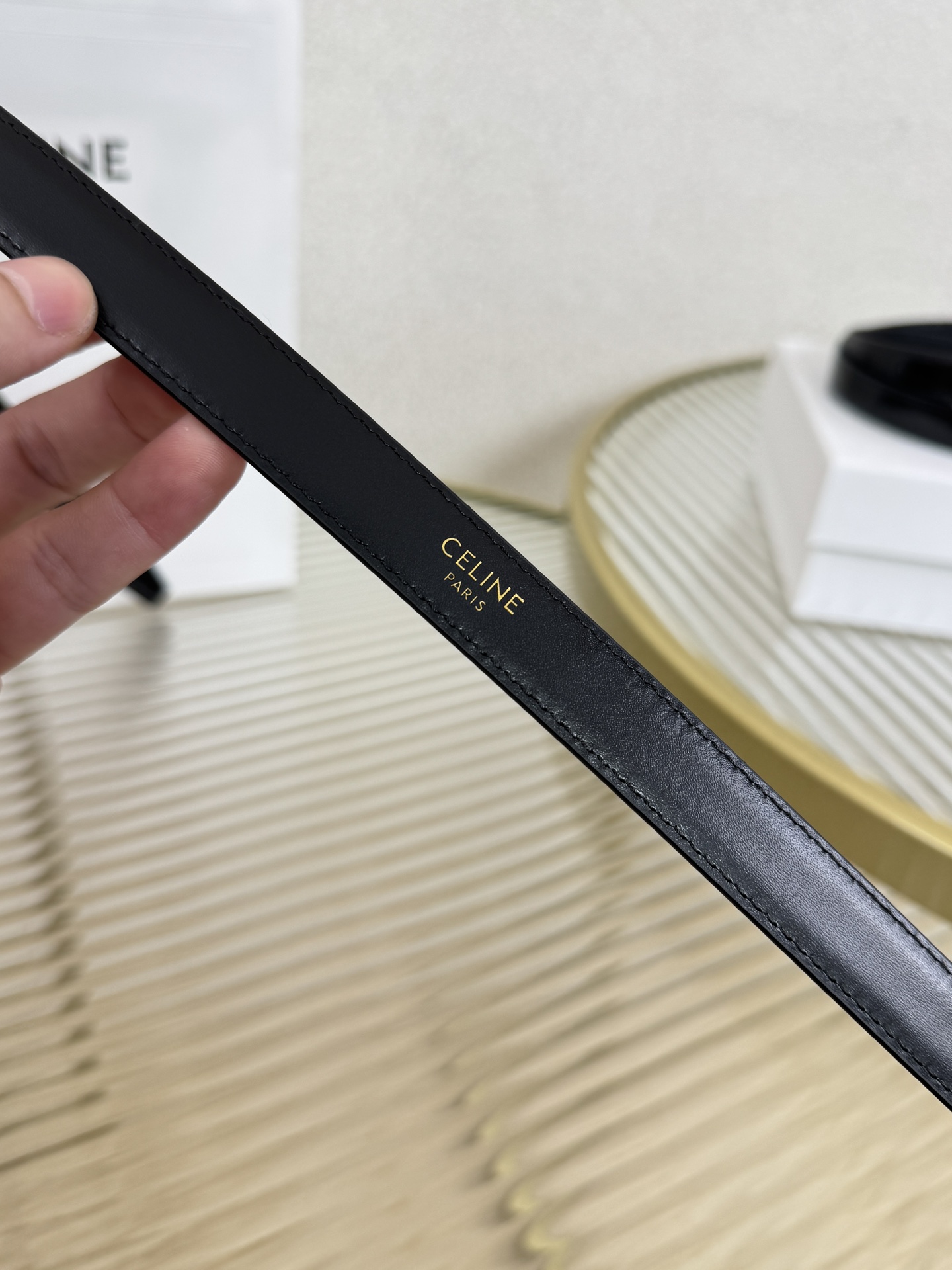 Celine Female Basic Belt Cow Leather M-l