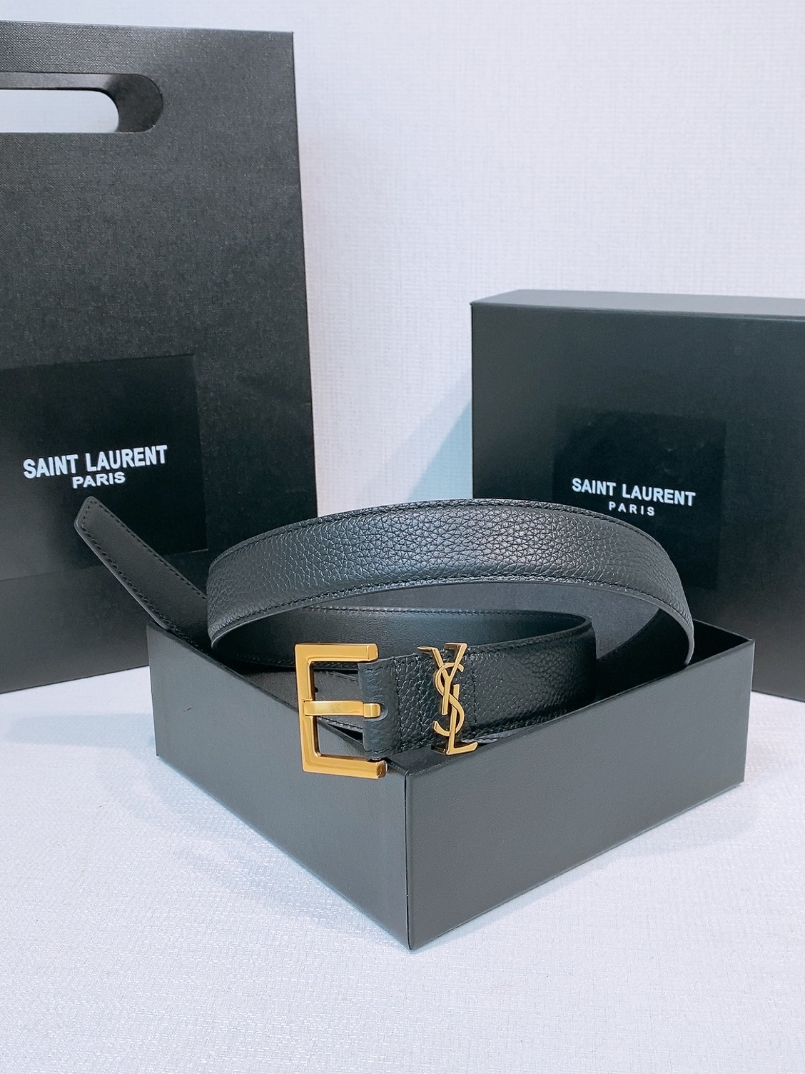 Female Pin Buckle Belt Cow Leather 30mm-l