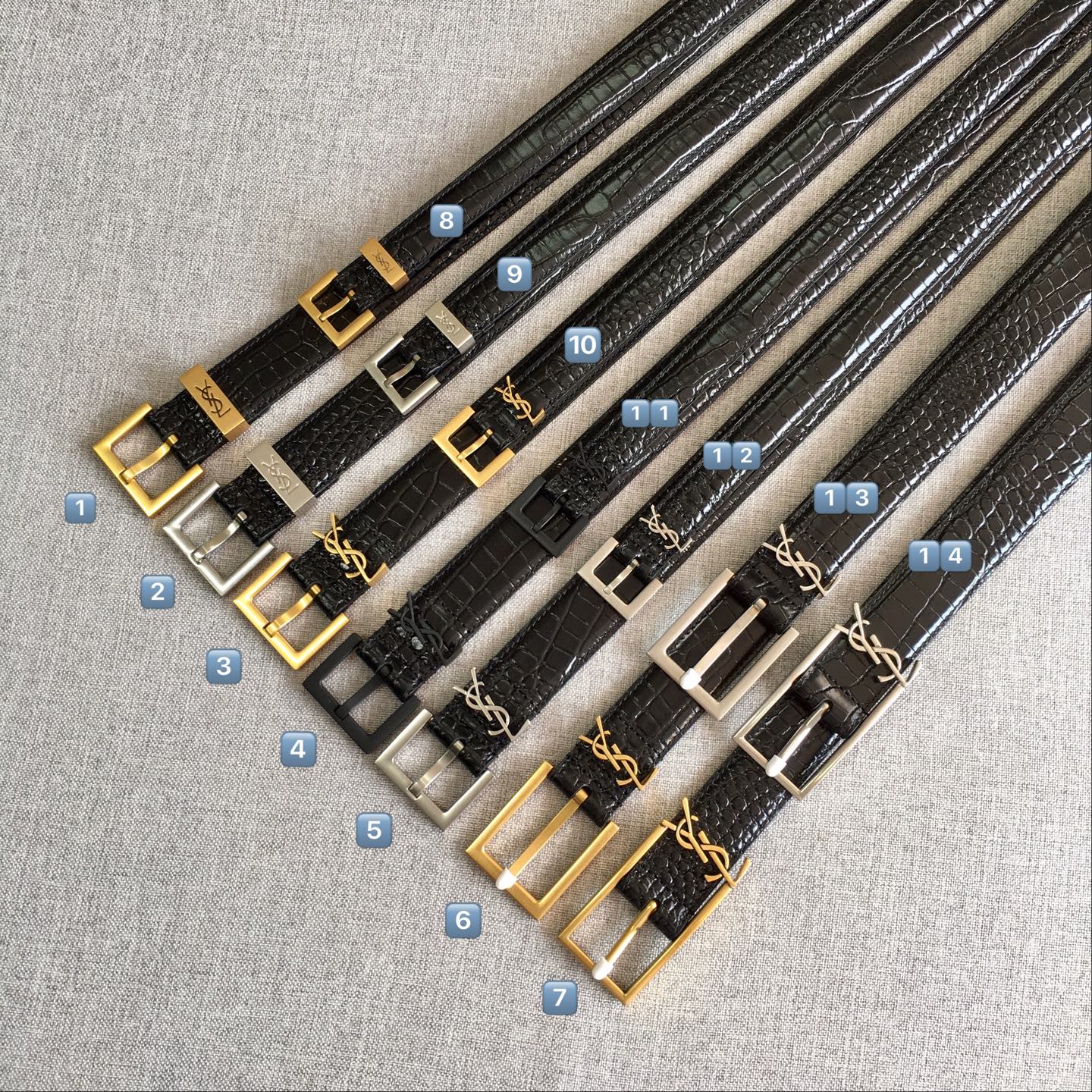 Saint Laurent Female Basic Belt 13514-m