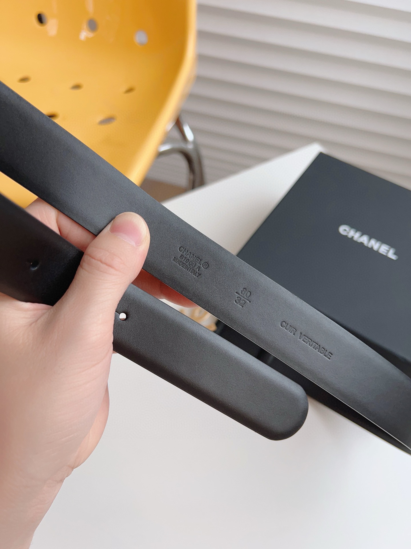 Chanel Female Basic Belt Cow Leather 30mm