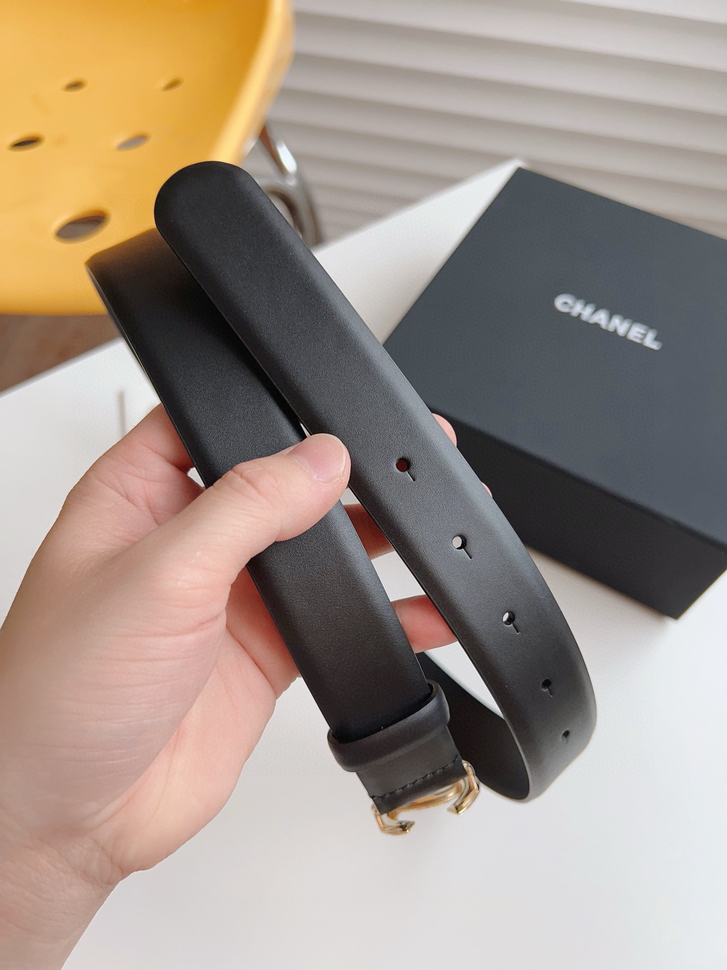 Chanel Female Basic Belt Cow Leather 30mm