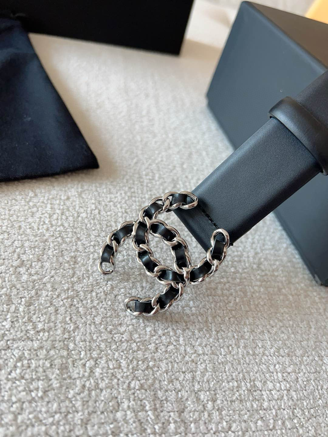 Chanel Female Basic Belt Cow Leather 30mm