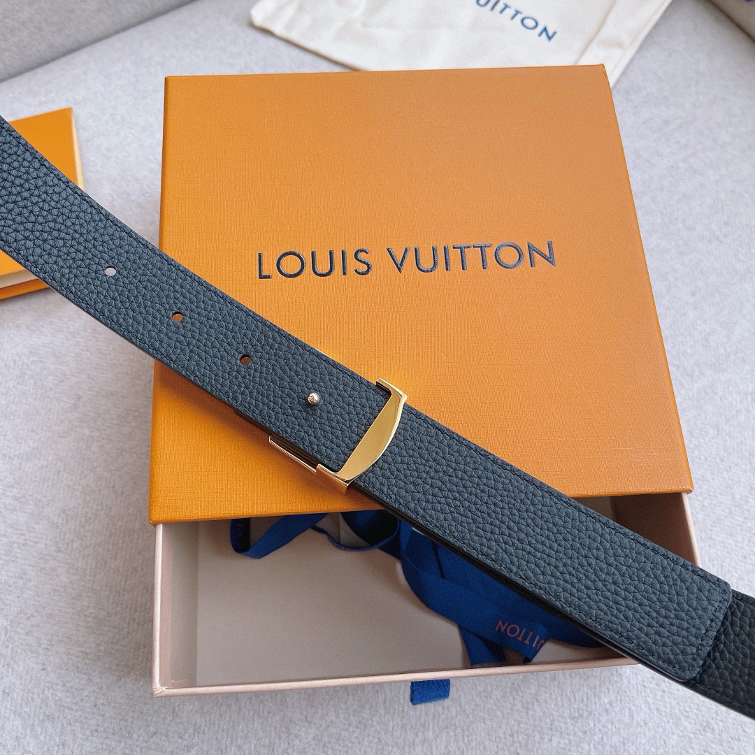 Louis Vuitton Female Basic Belt Cow Leather 30mm-s-l