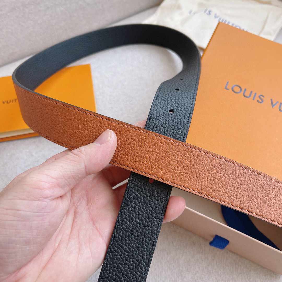 Louis Vuitton Female Basic Belt Cow Leather 30mm-s-l