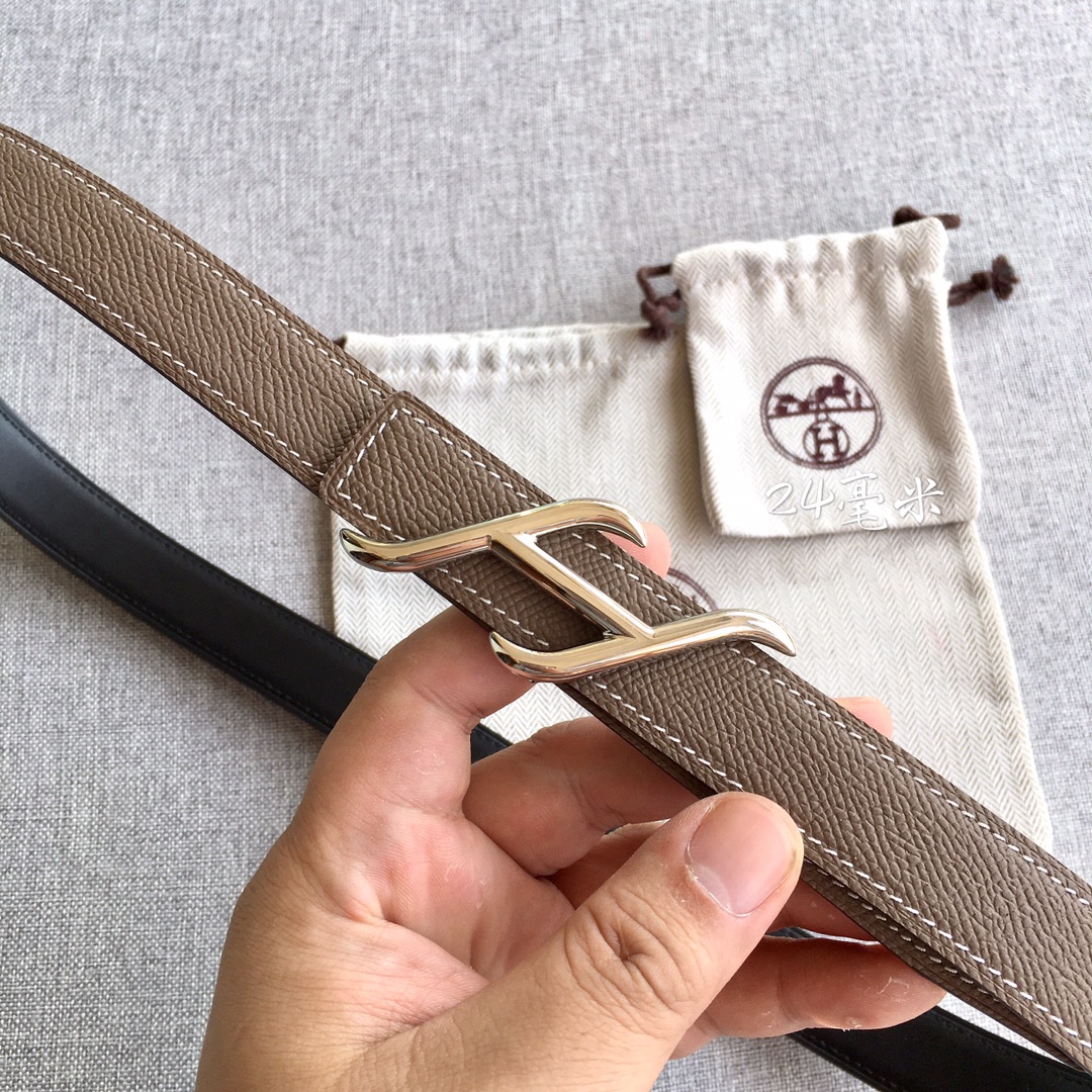 Hermès Female Basic Belt Top Grain Leather 13514-m