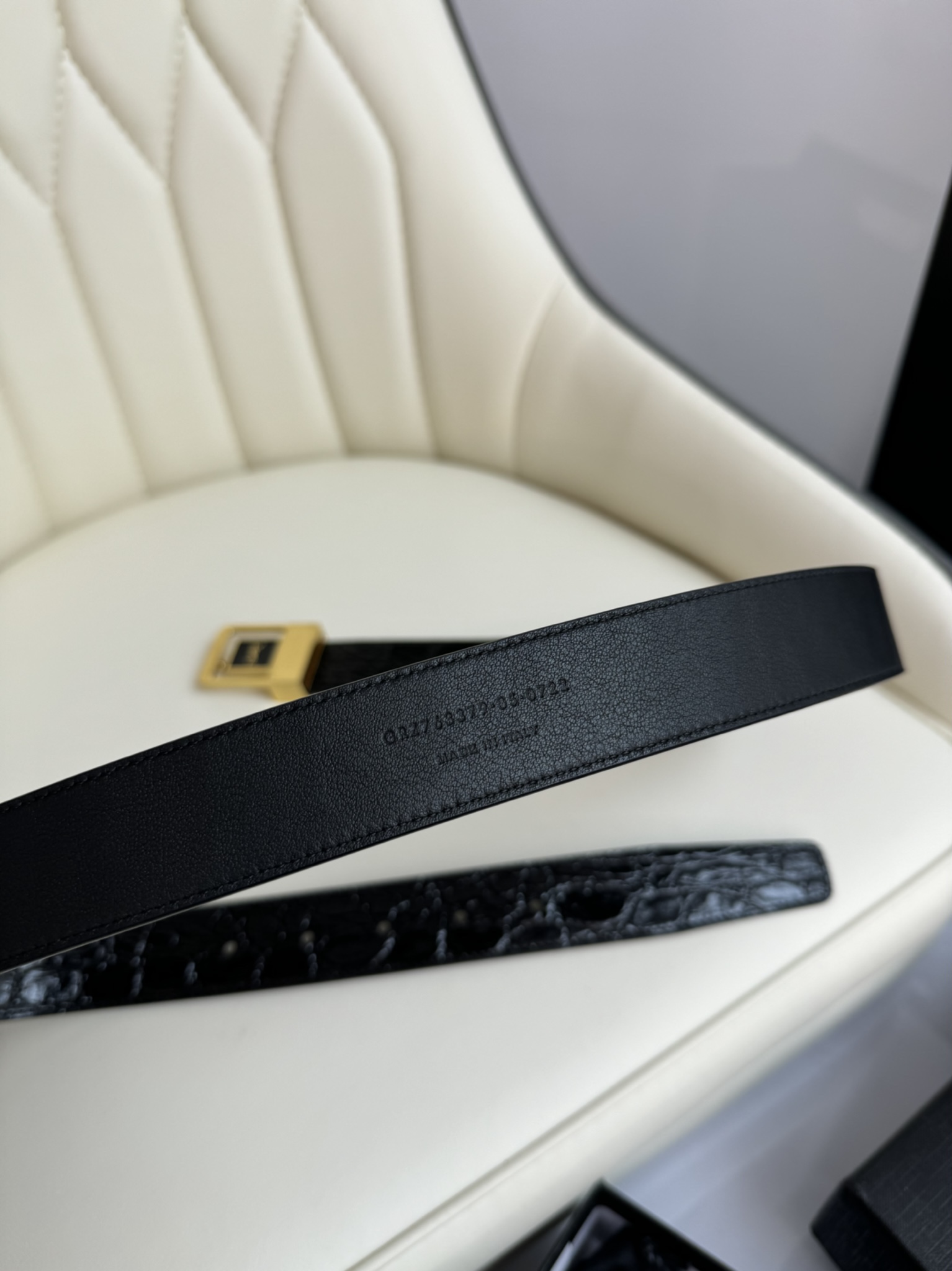 Saint Laurent Female Leather Belt S-m-l