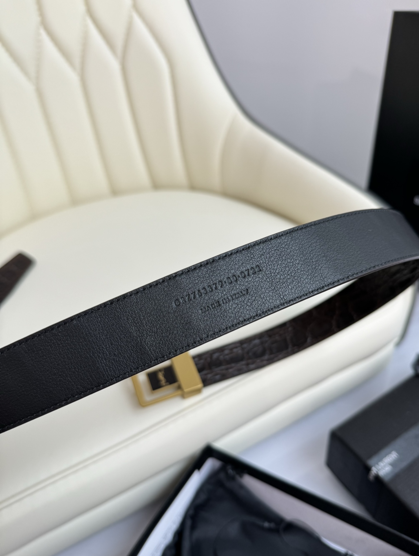 Saint Laurent Female Leather Belt S-m-l