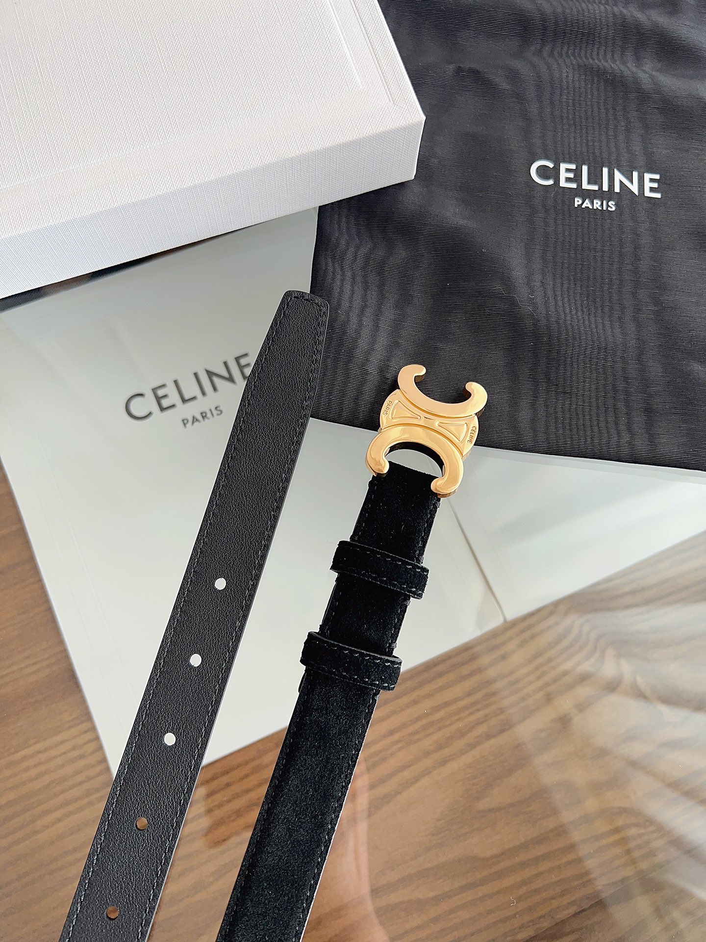 Celine Female Basic Belt Cow Leather M-l
