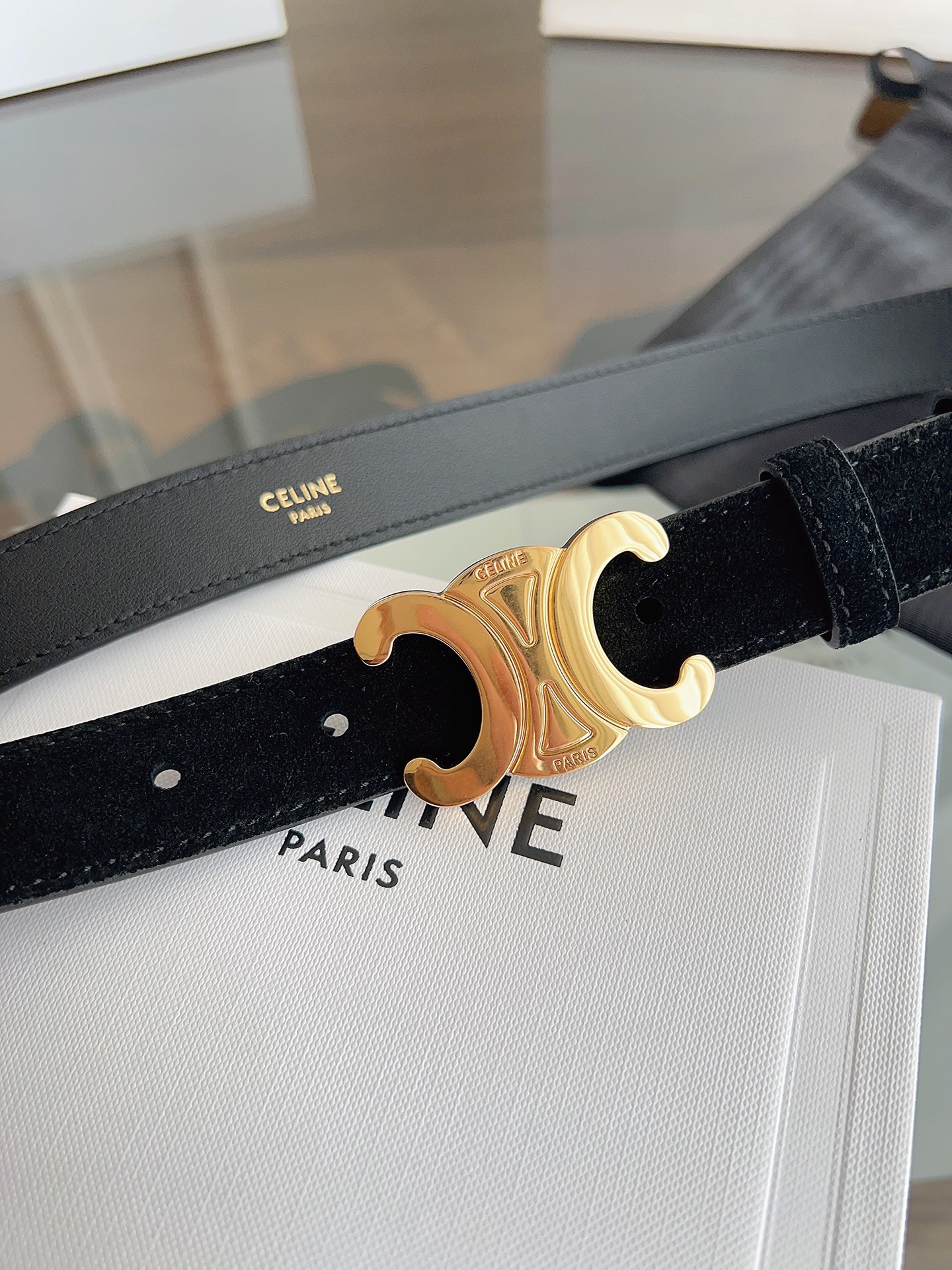 Celine Female Basic Belt Cow Leather M-l