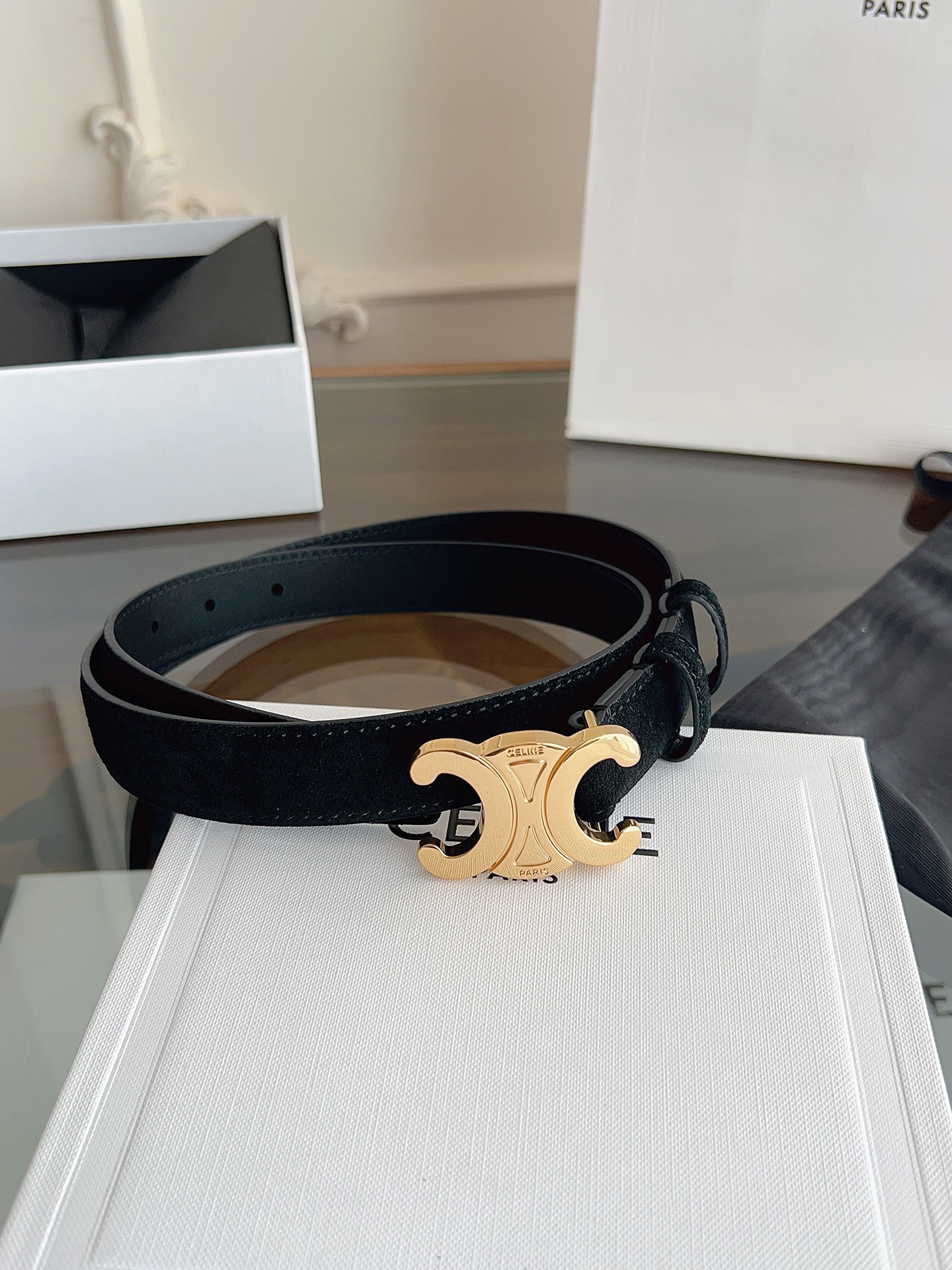 Celine Female Basic Belt Cow Leather M-l