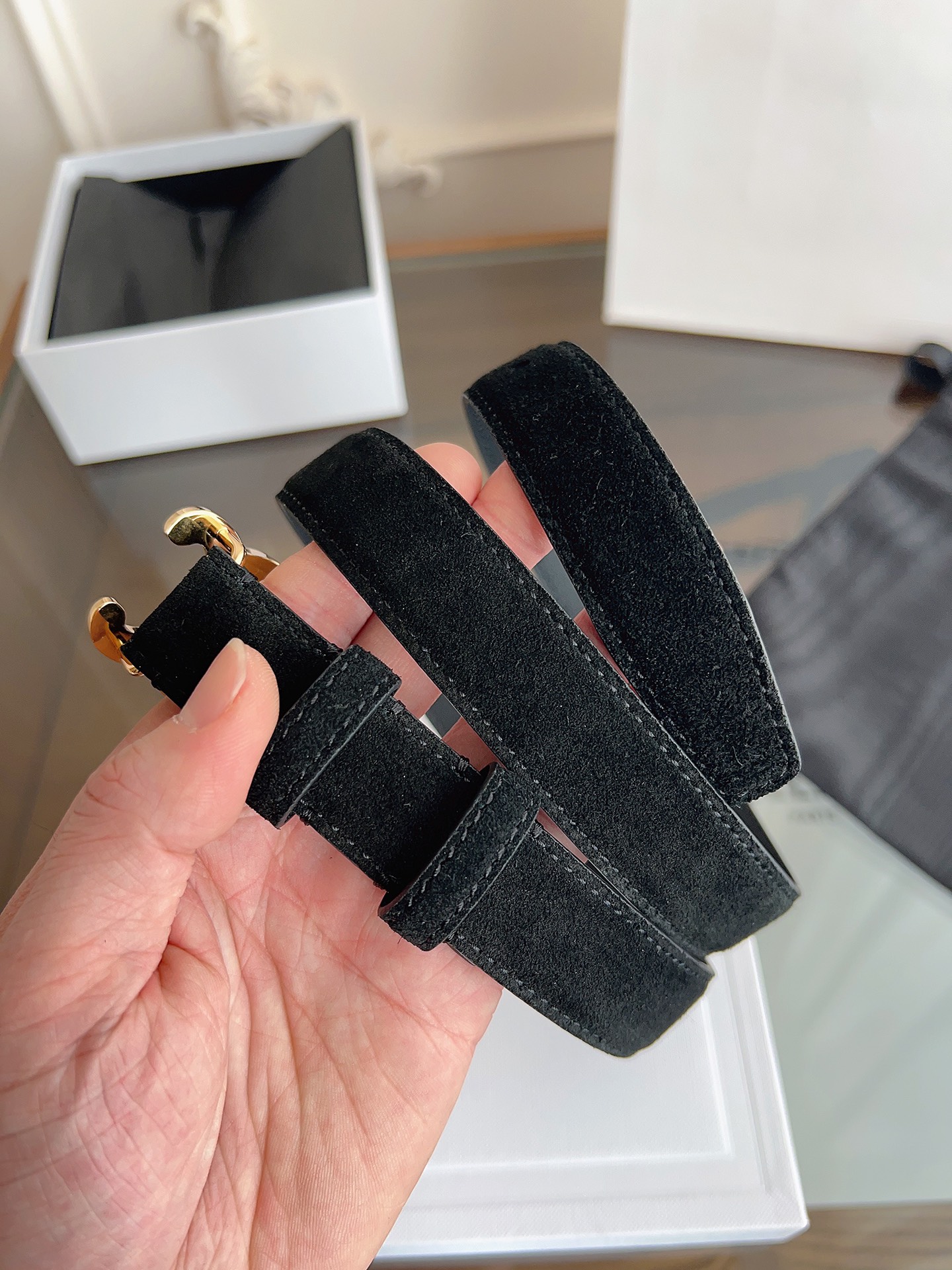 Celine Female Basic Belt Cow Leather M-l