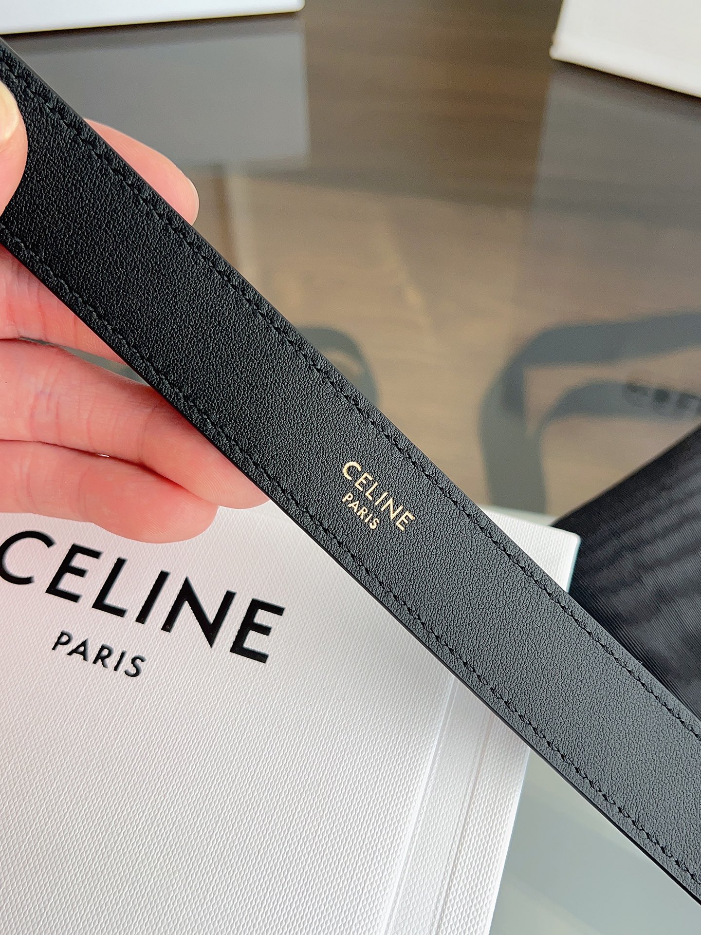 Celine Female Basic Belt Cow Leather M-l