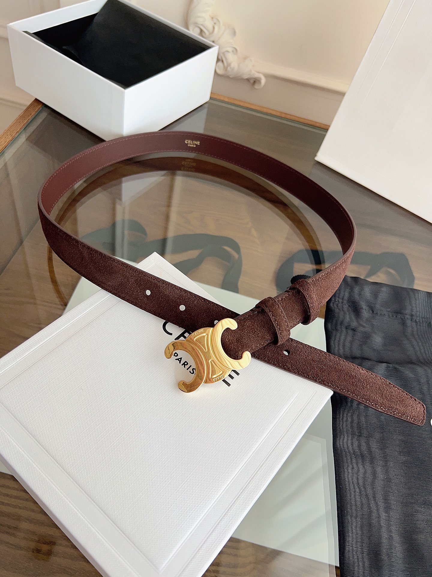 Celine Female Basic Belt Cow Leather M-l