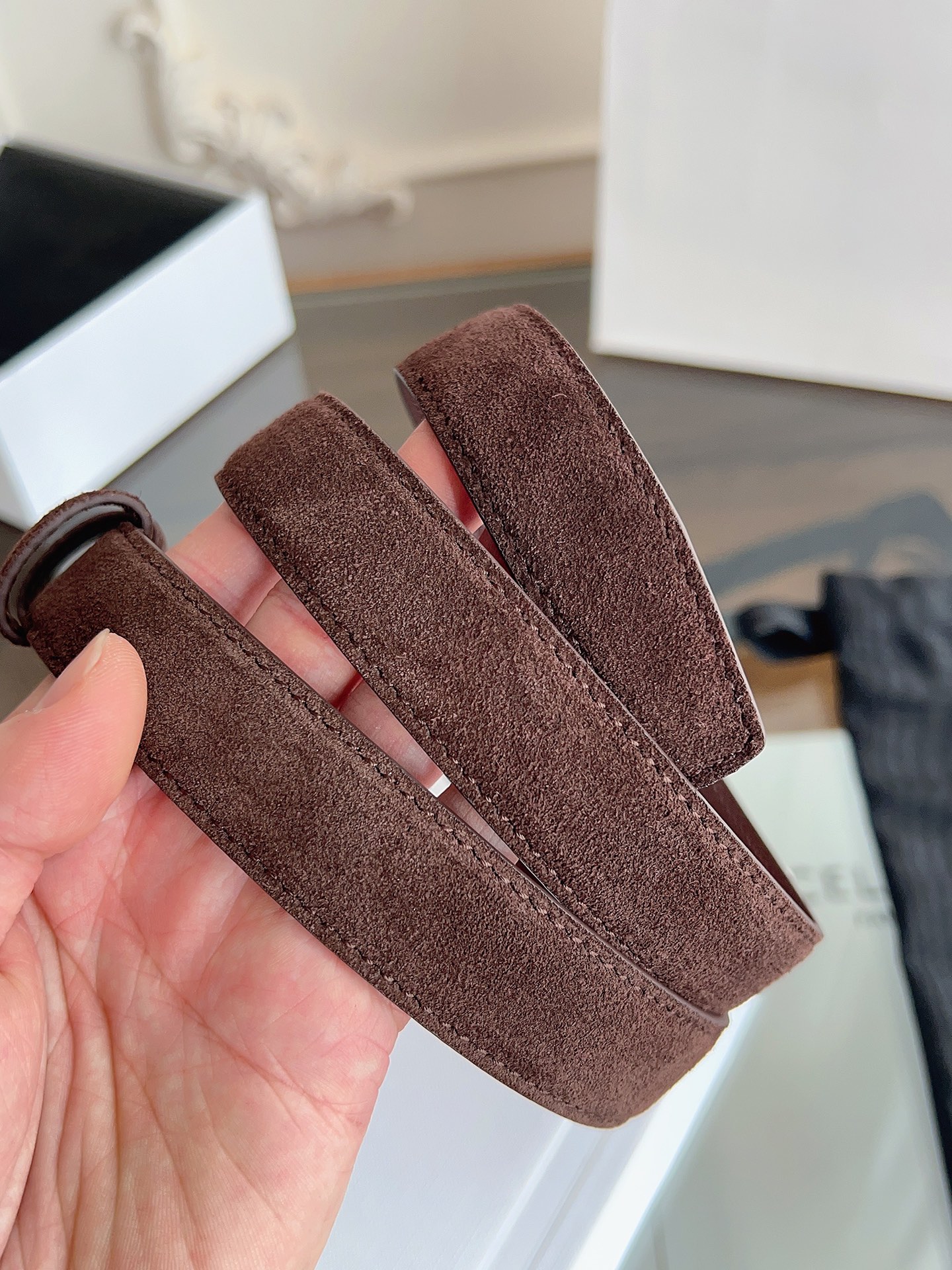 Celine Female Basic Belt Cow Leather M-l