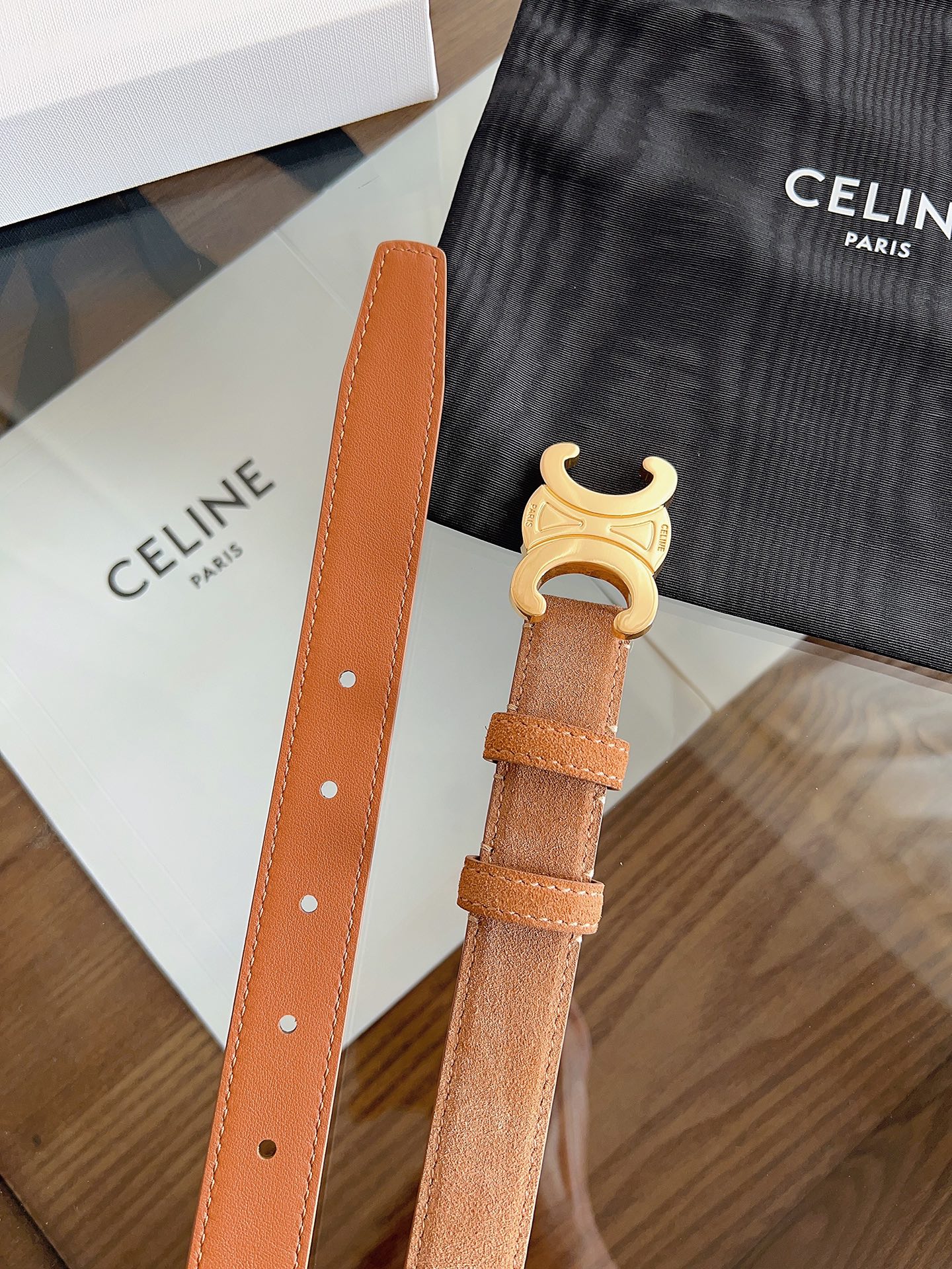 Celine Female Basic Belt Cow Leather M-l