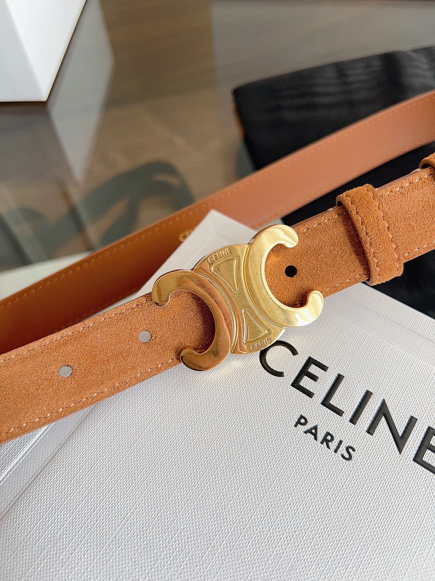 Celine Female Basic Belt Cow Leather M-l