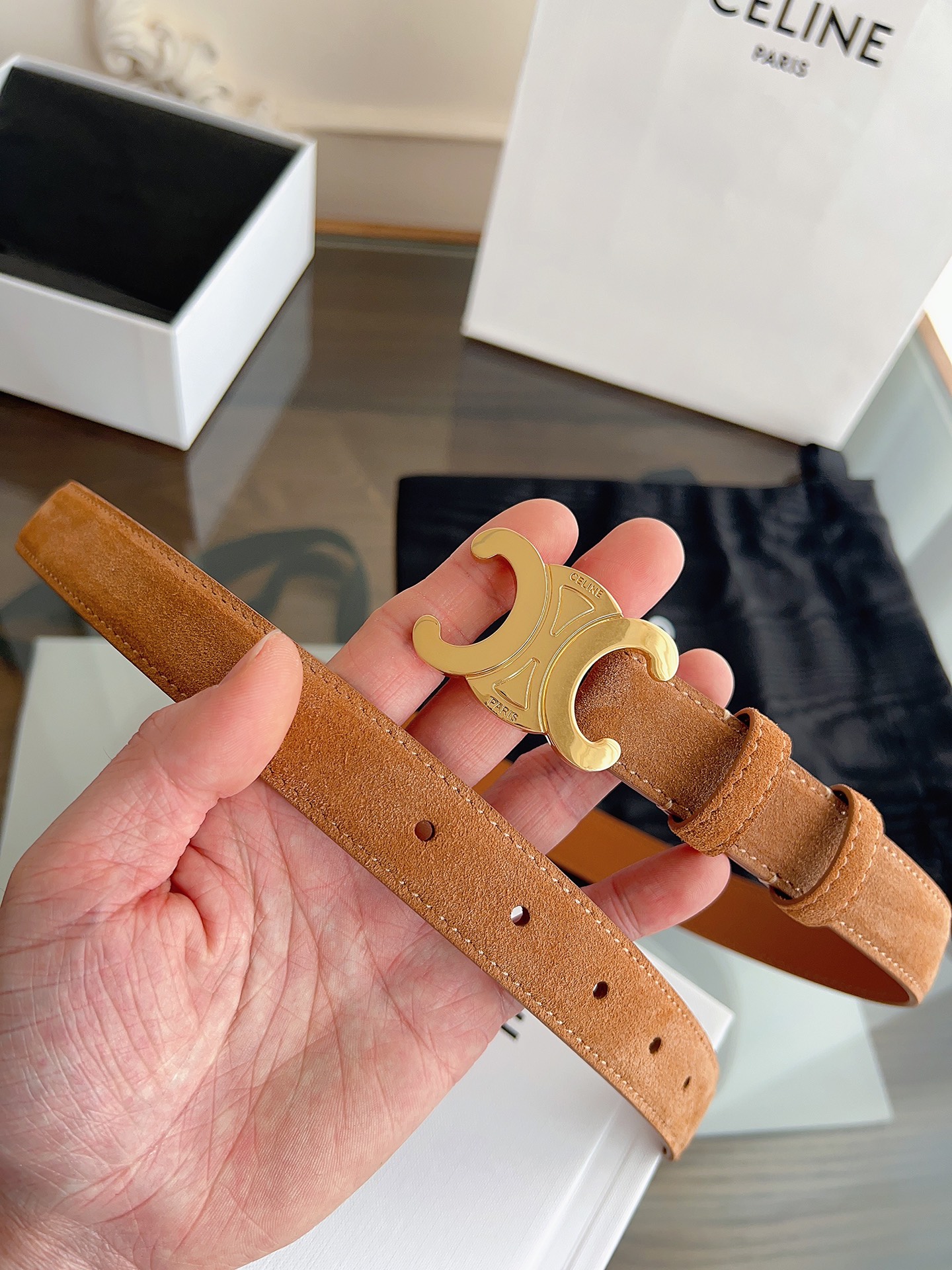Celine Female Basic Belt Cow Leather M-l