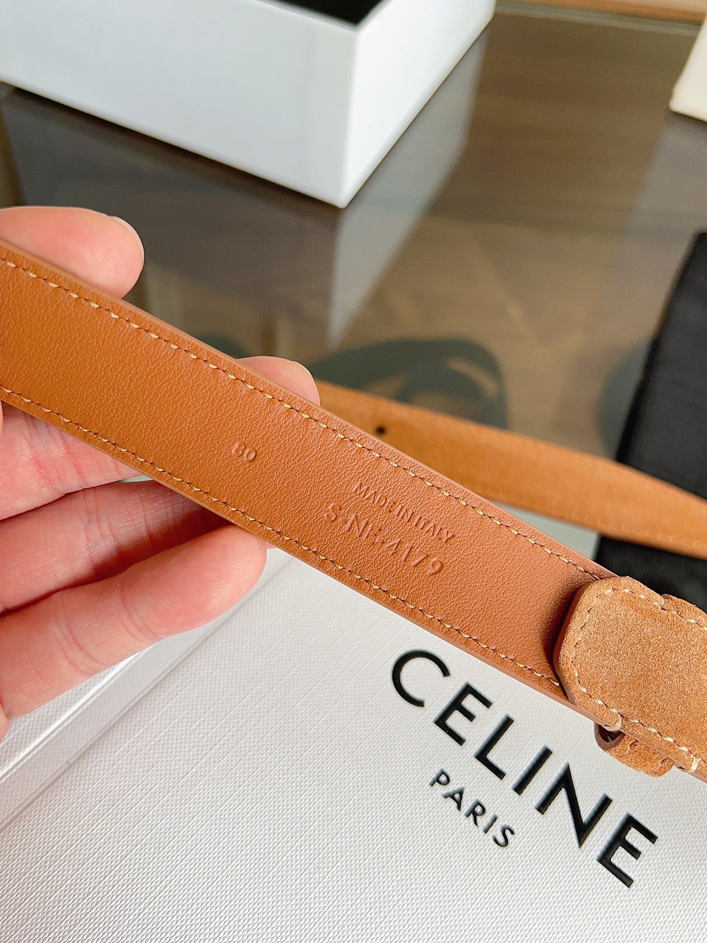 Celine Female Basic Belt Cow Leather M-l