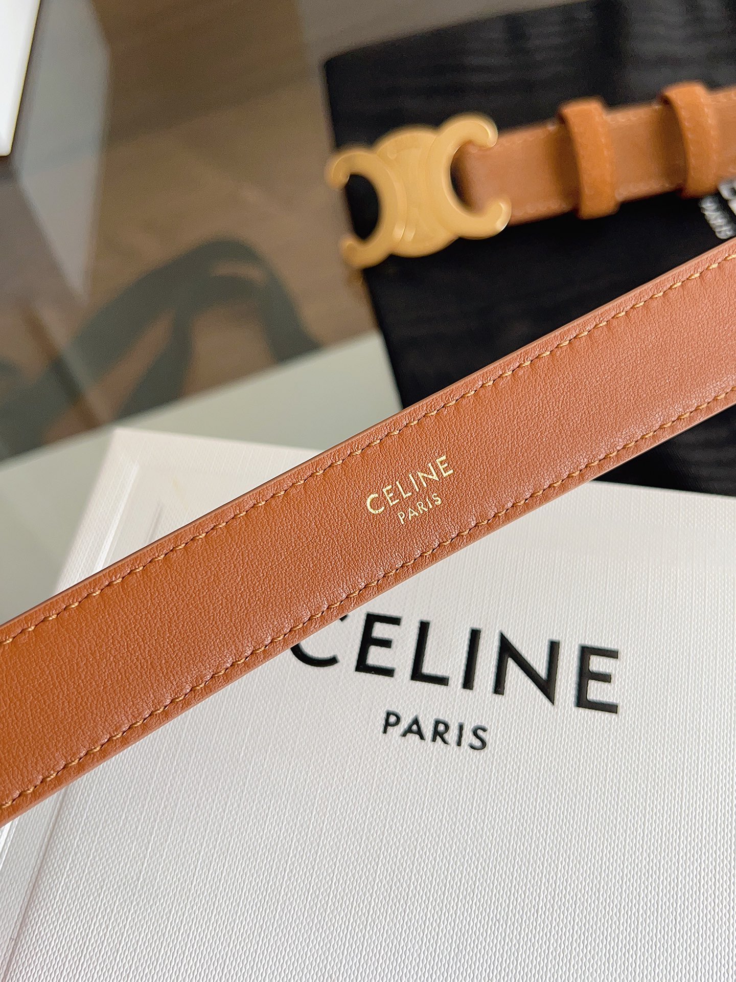 Celine Female Basic Belt Cow Leather M-l