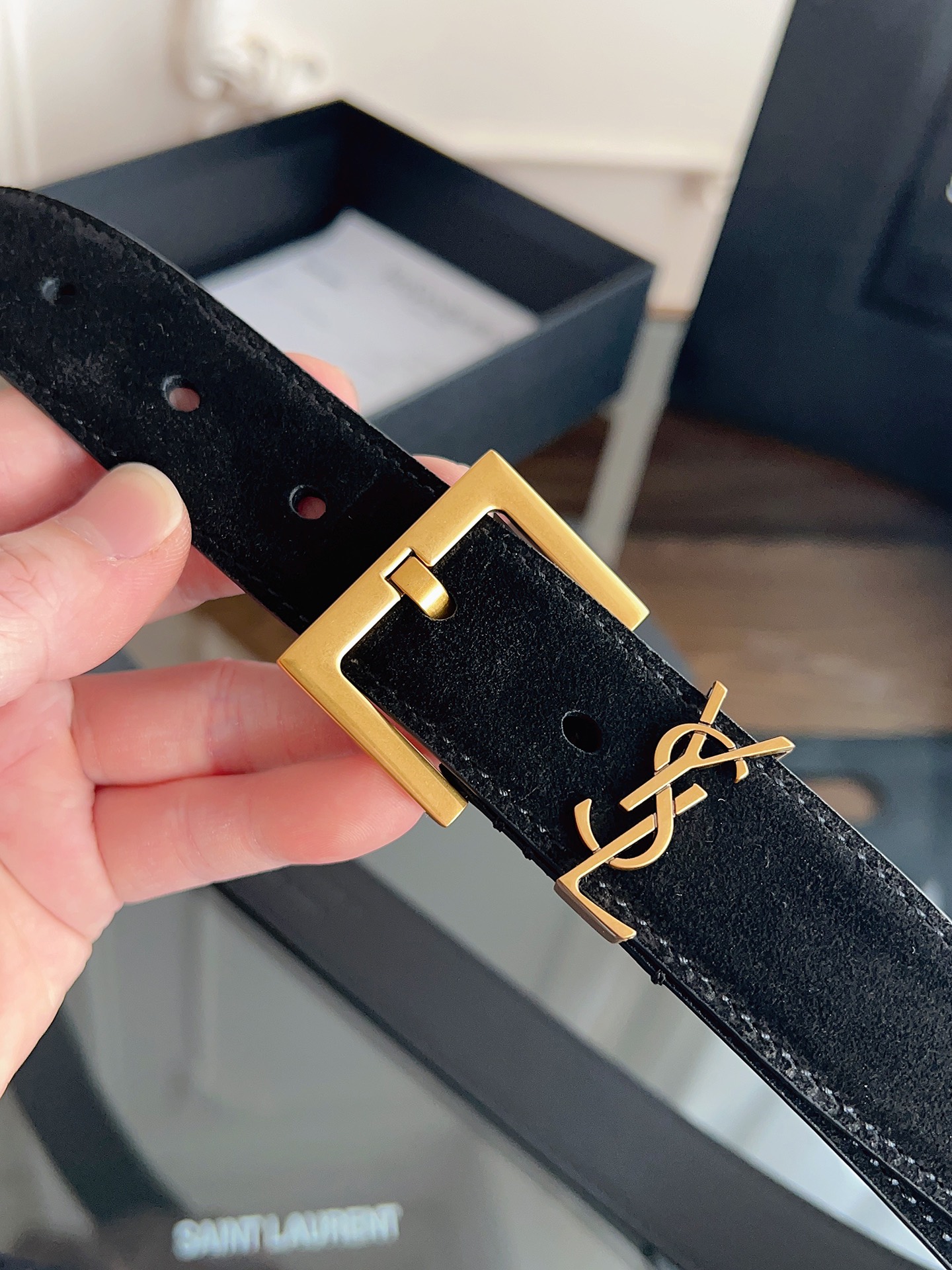 Saint Laurent Female Basic Belt S-m-l