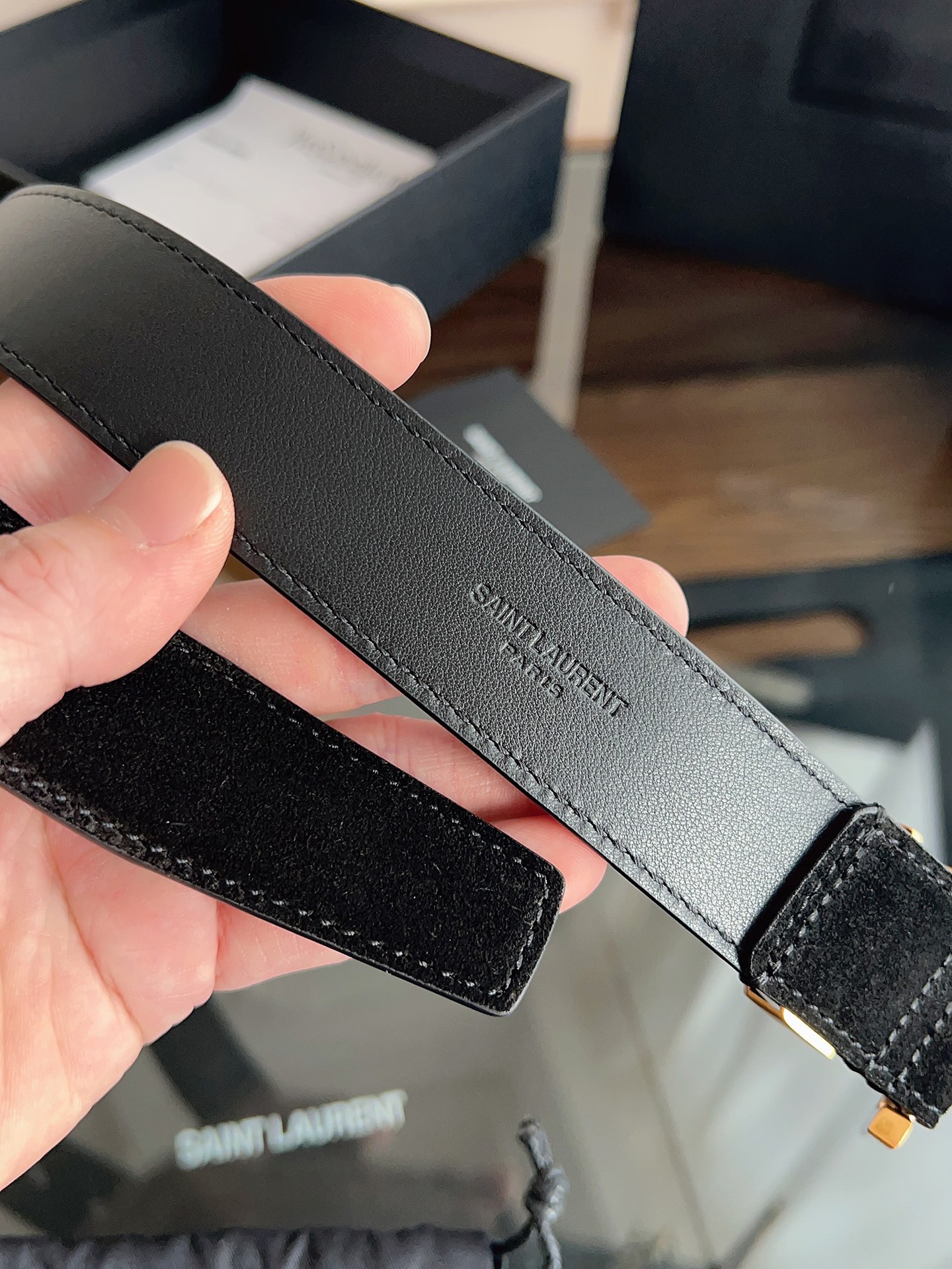 Saint Laurent Female Basic Belt S-m-l