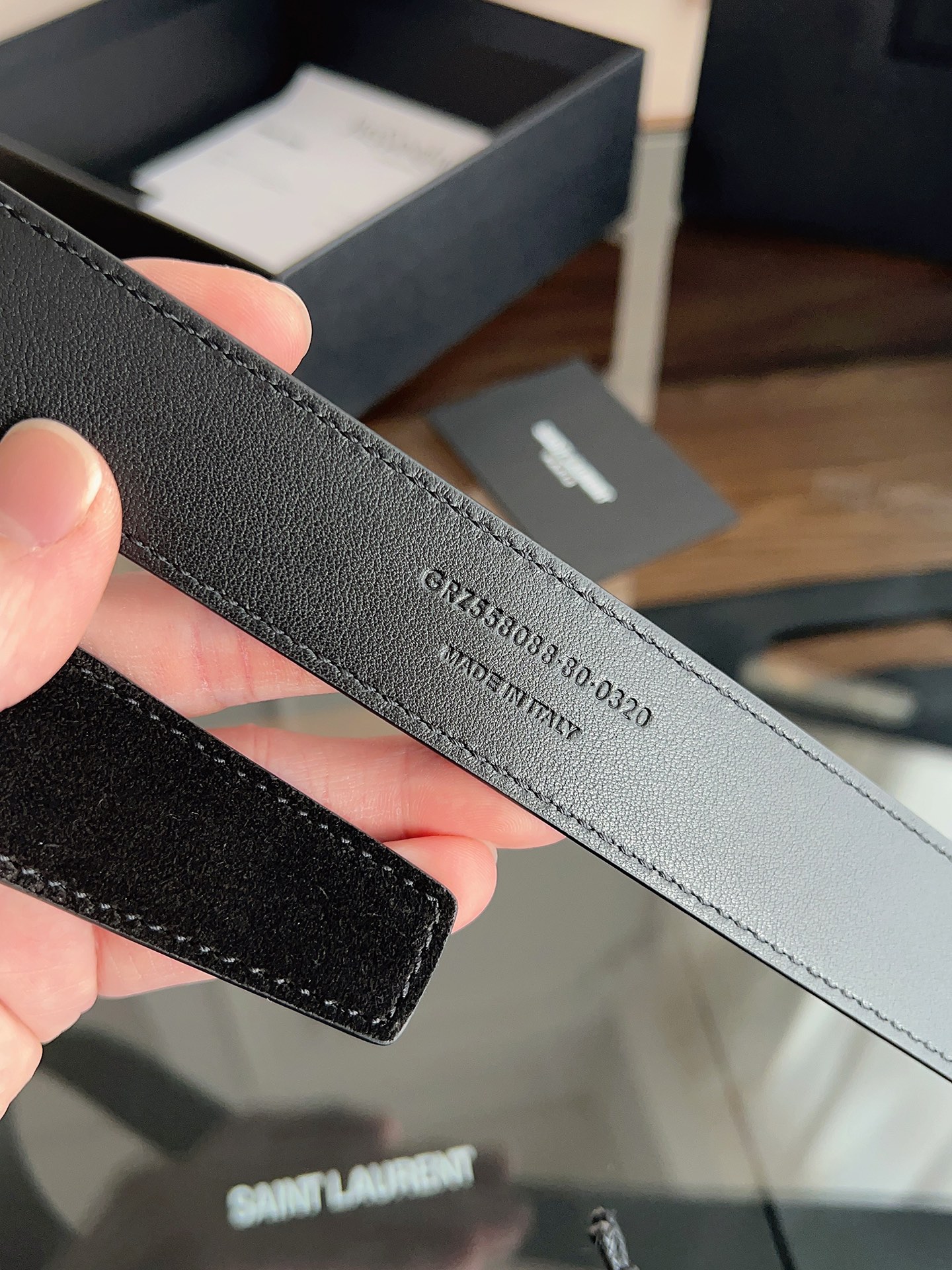 Saint Laurent Female Basic Belt S-m-l