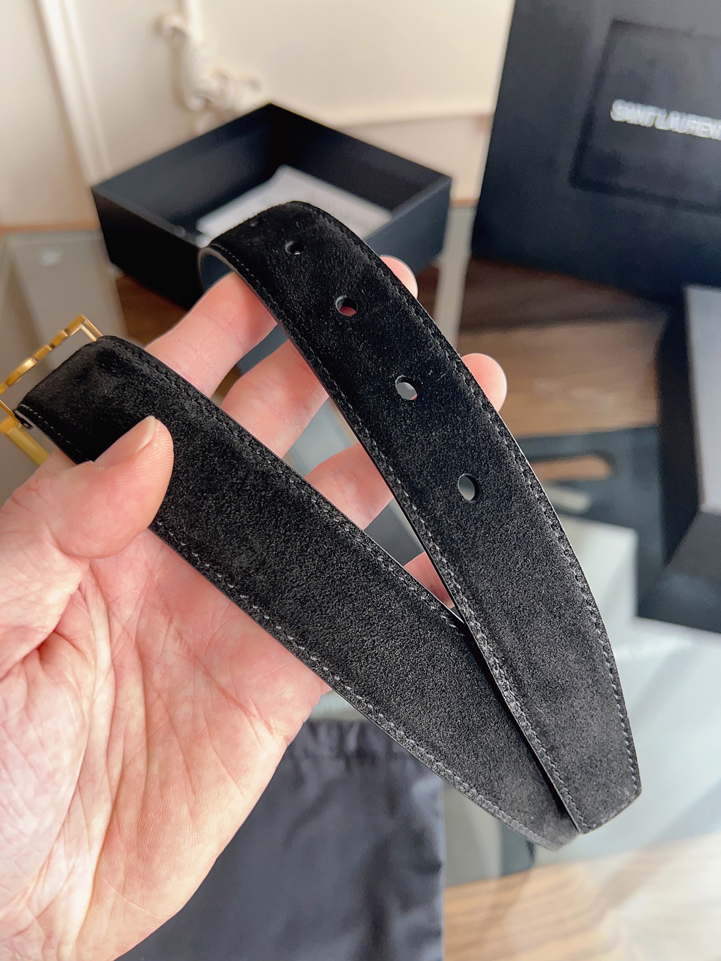 Saint Laurent Female Basic Belt S-m-l