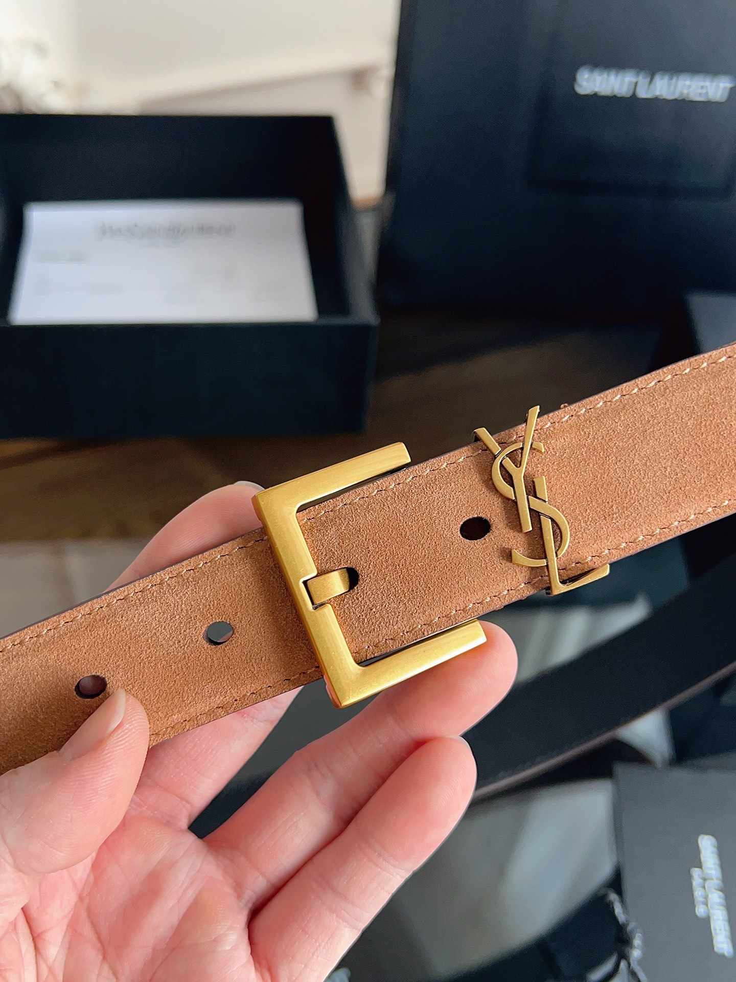 Saint Laurent Female Basic Belt S-m-l